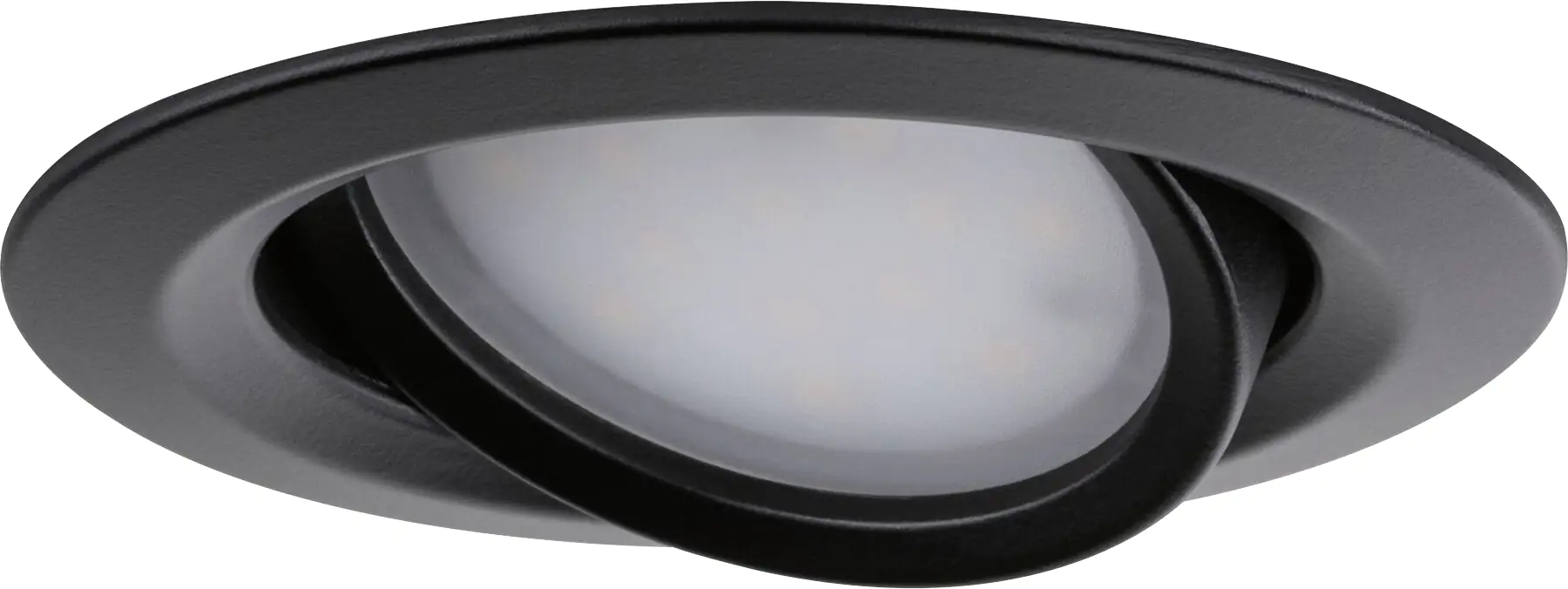 Paulmann LED Einbauleuchte Nova 3er-Set schwarz matt schwenkbar Ø 9,3 cm  Paulmann LED Einbauleuchte Nova 3er-Set schwarz matt schwenkbar Ø 9,3 cm