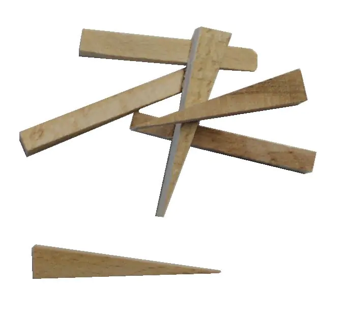 Fliesenkeile 250 Stück Holz Fliesenkeile 250 Stück Holz