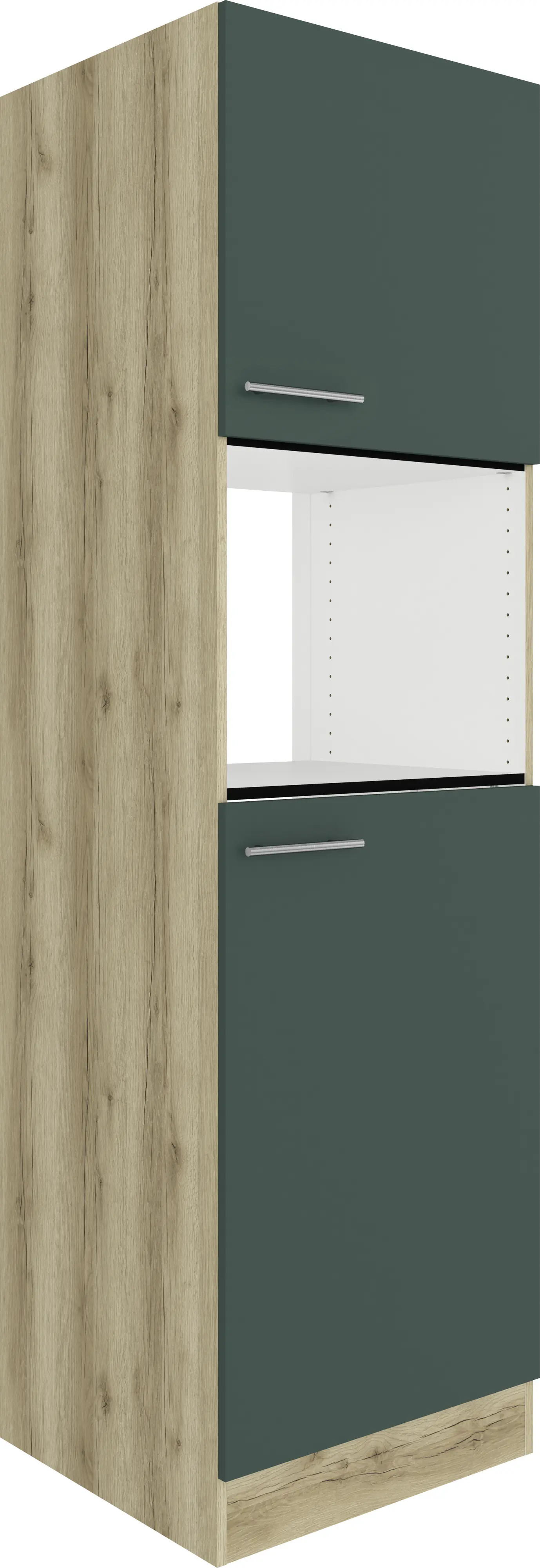 Optifit Hochschrank Savona 405 steingrün/eiche 60 cm