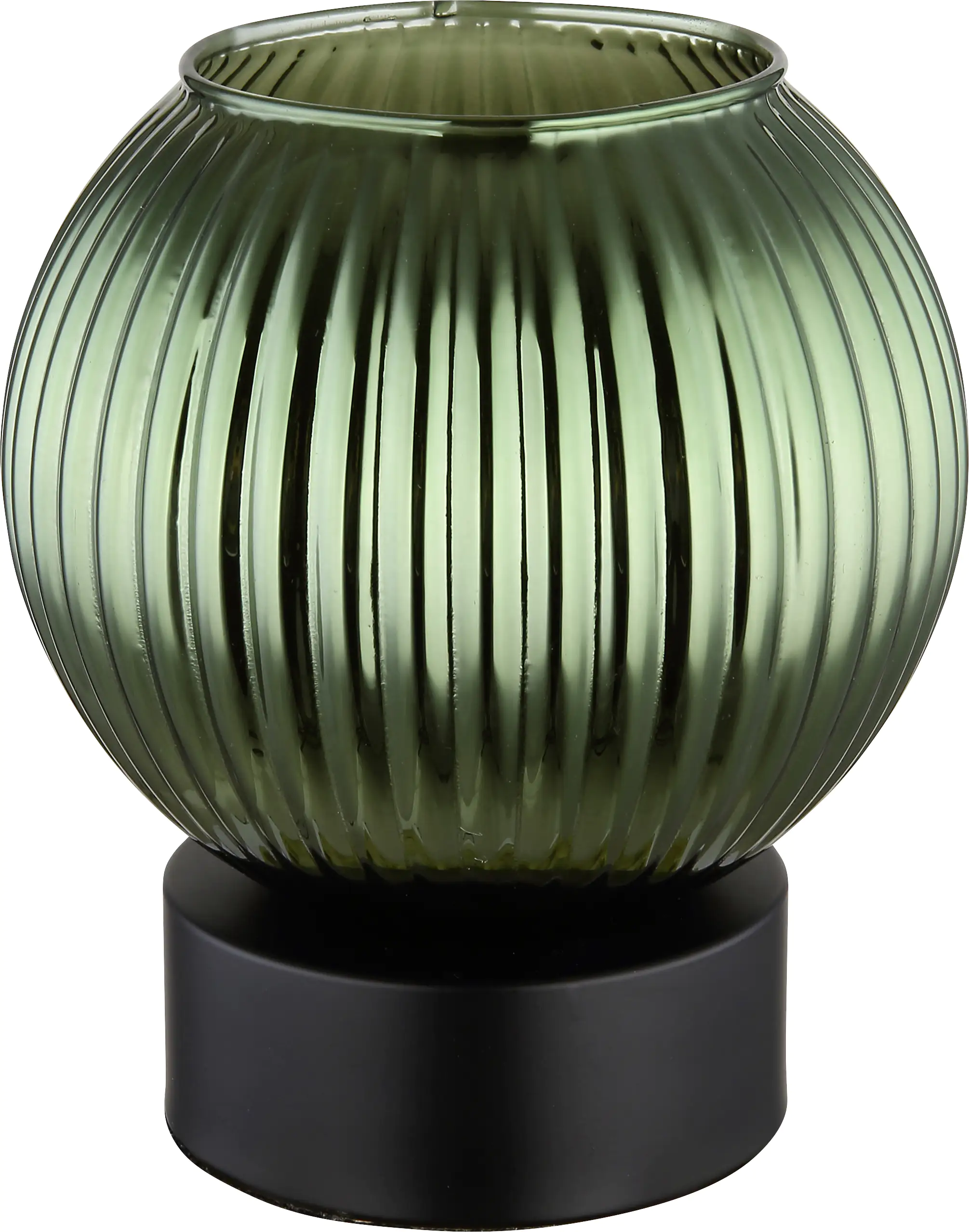 Globo Tischleuchte Zumba schwarz grün 17 x 15 cm E27