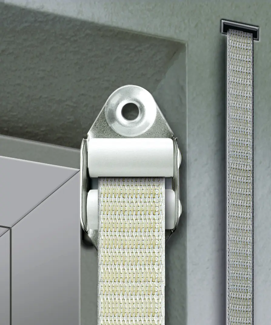 Schellenberg Gurtführung Standard für System Maxi mit zwei Leitrollen