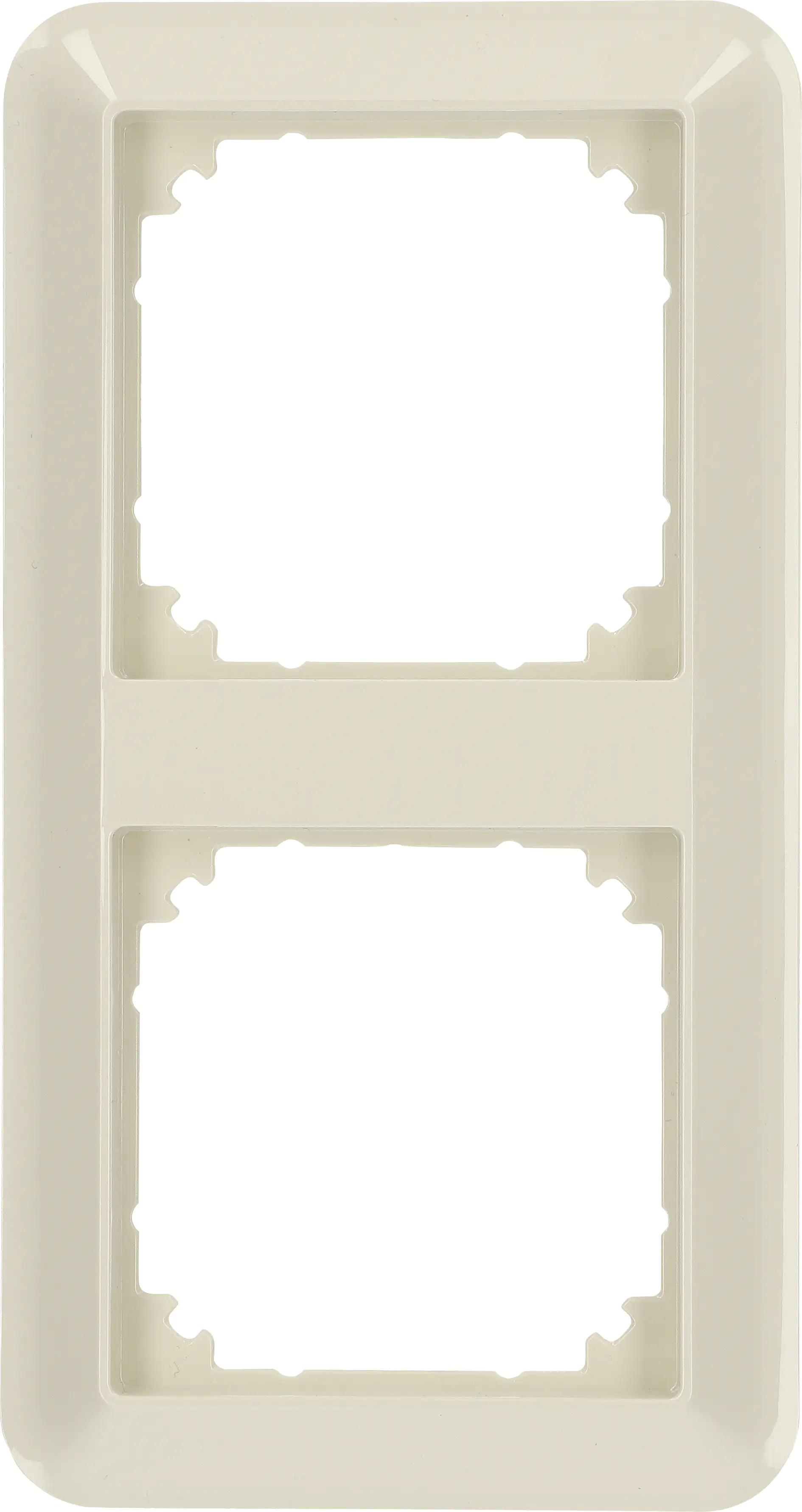 Merten Abdeckrahmen 2-fach Atelier-M, weiß, 388244