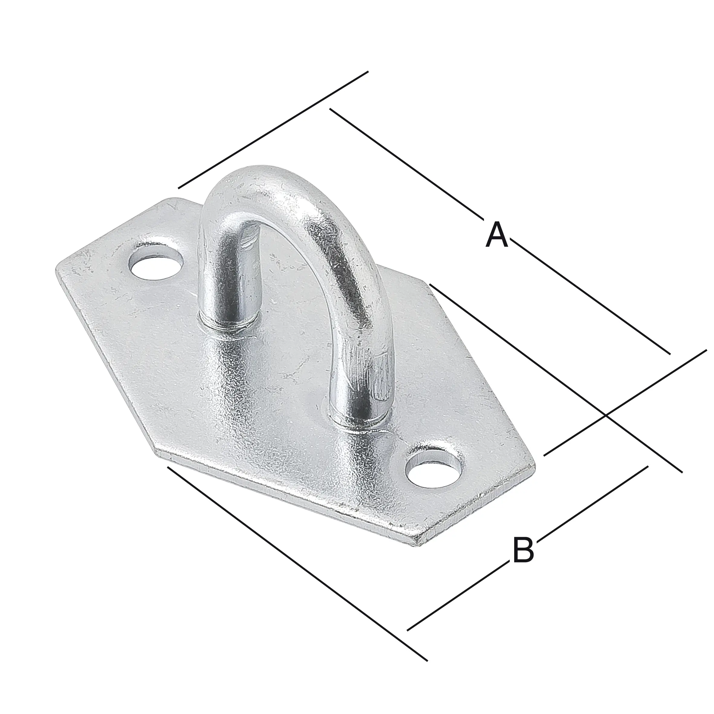 Vormann Ösenplatten verzinkt 45 x 31 mm