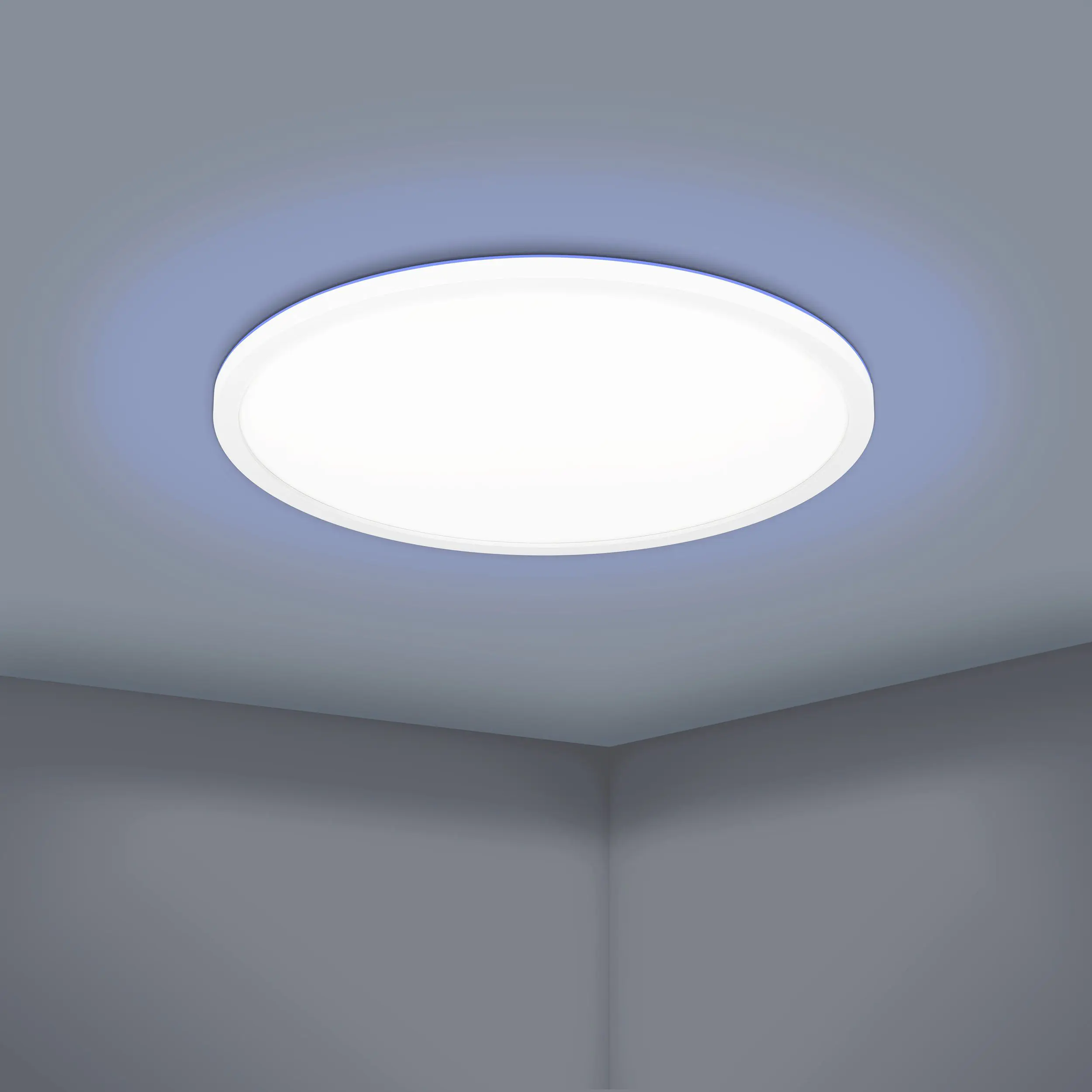 Eglo Connect LED Deckenleuchte Rovito-Z weiß Ø 42 cm dimmbar, ww-kw Eglo Connect LED Deckenleuchte Rovito-Z weiß Ø 42 cm dimmbar, ww-kw