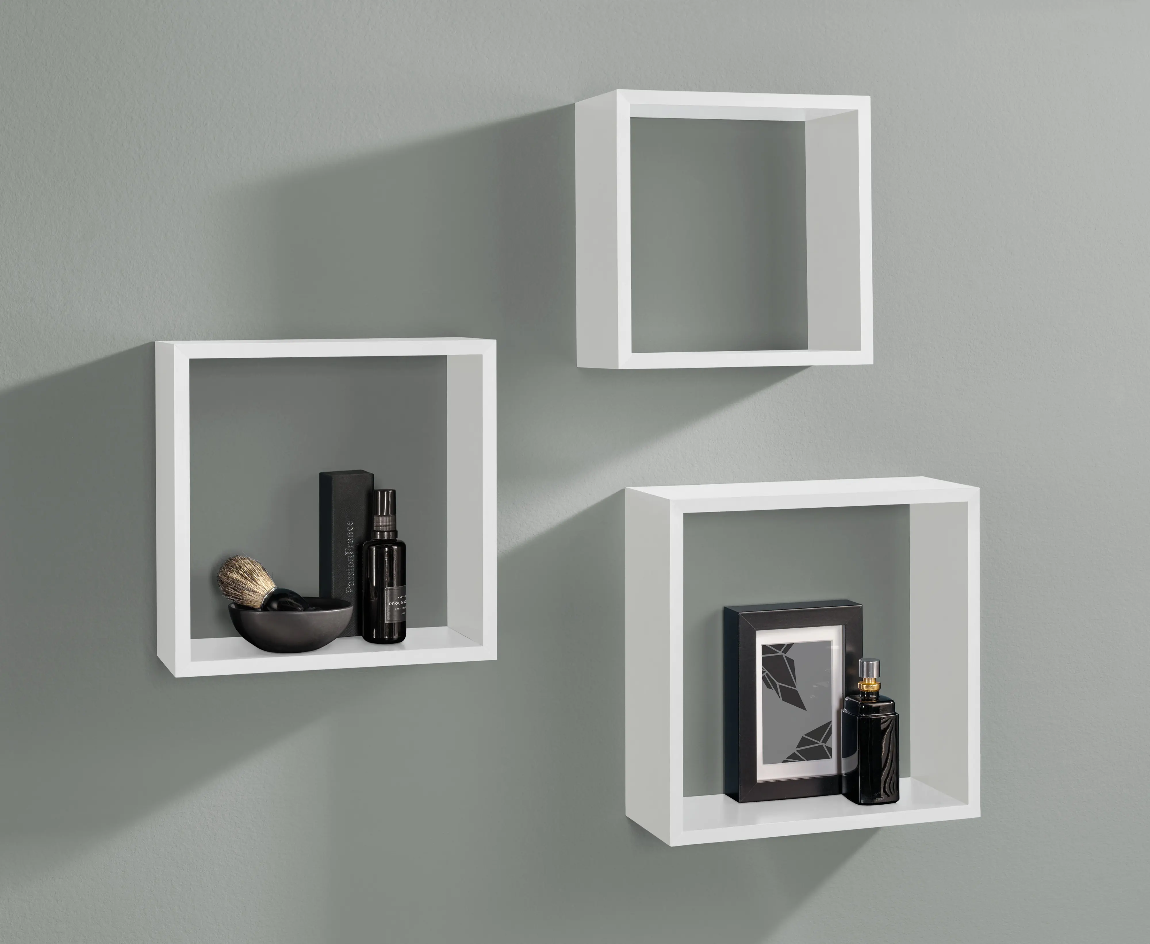 Dolle Würfelregal Frame 30 x 30 cm weiß 3er-Set