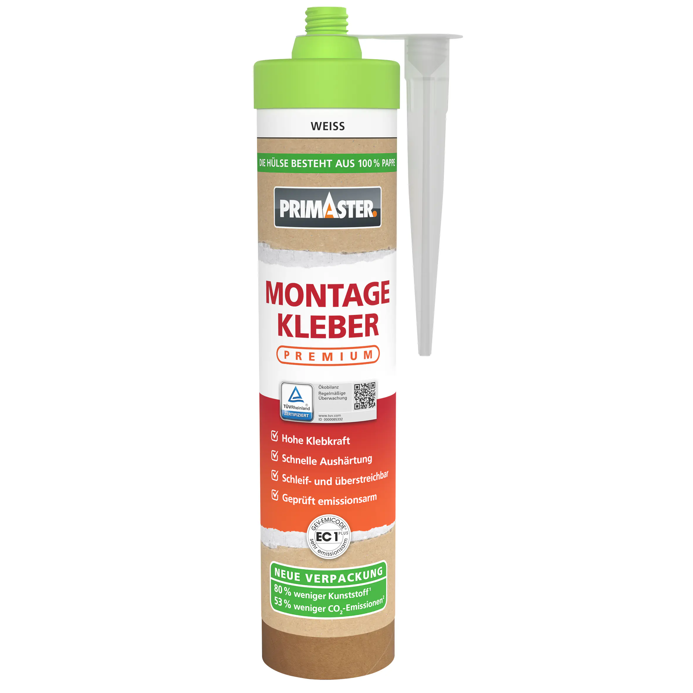 PRIMASTER Montage Kleber Premium weiß 405 g 