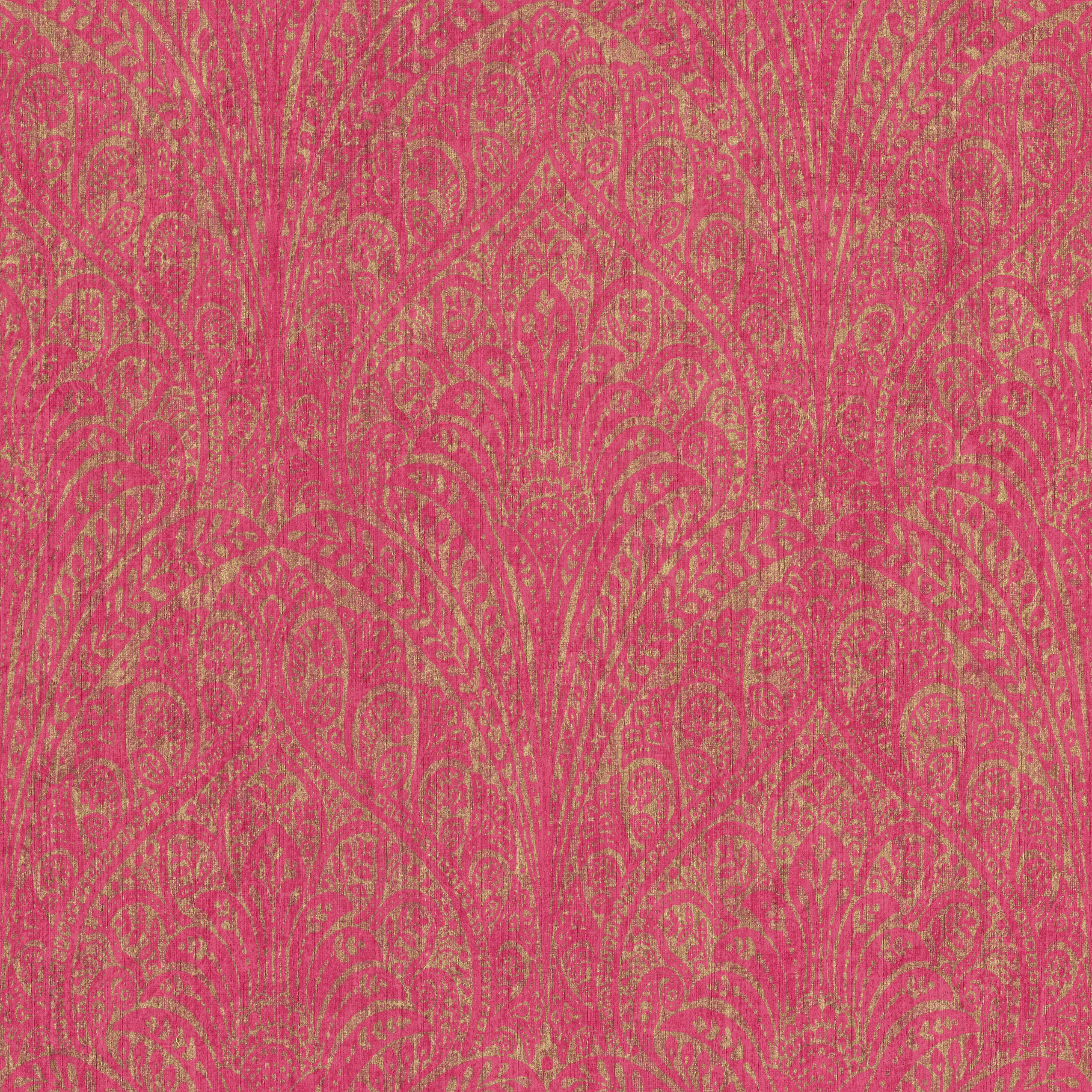 Rasch Vliestapete 746365 Pink-Dunkelpink Muster & Motive 10,05 m x 0,53 m