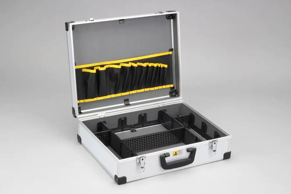 Allit Werkzeugkoffer AluPlus Tool L 44-1 silber 18 L ohne Inhalt Allit Werkzeugkoffer AluPlus Tool L 44-1 silber 18 L ohne Inhalt