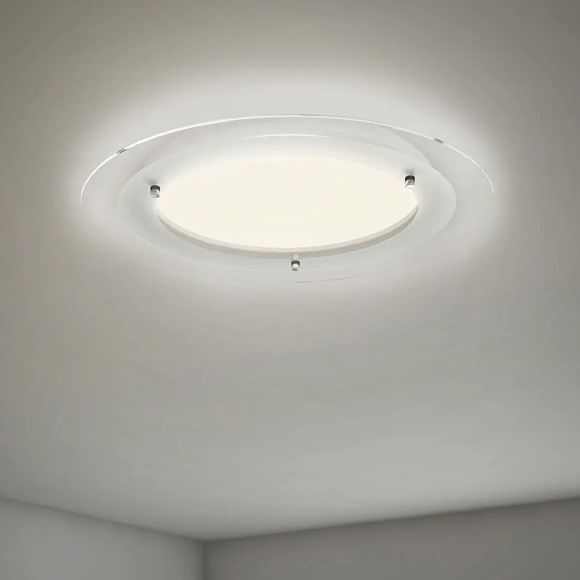 Briloner LED Deckenleuchte Free weiß Ø 40 cm mit Backlight-Effekt