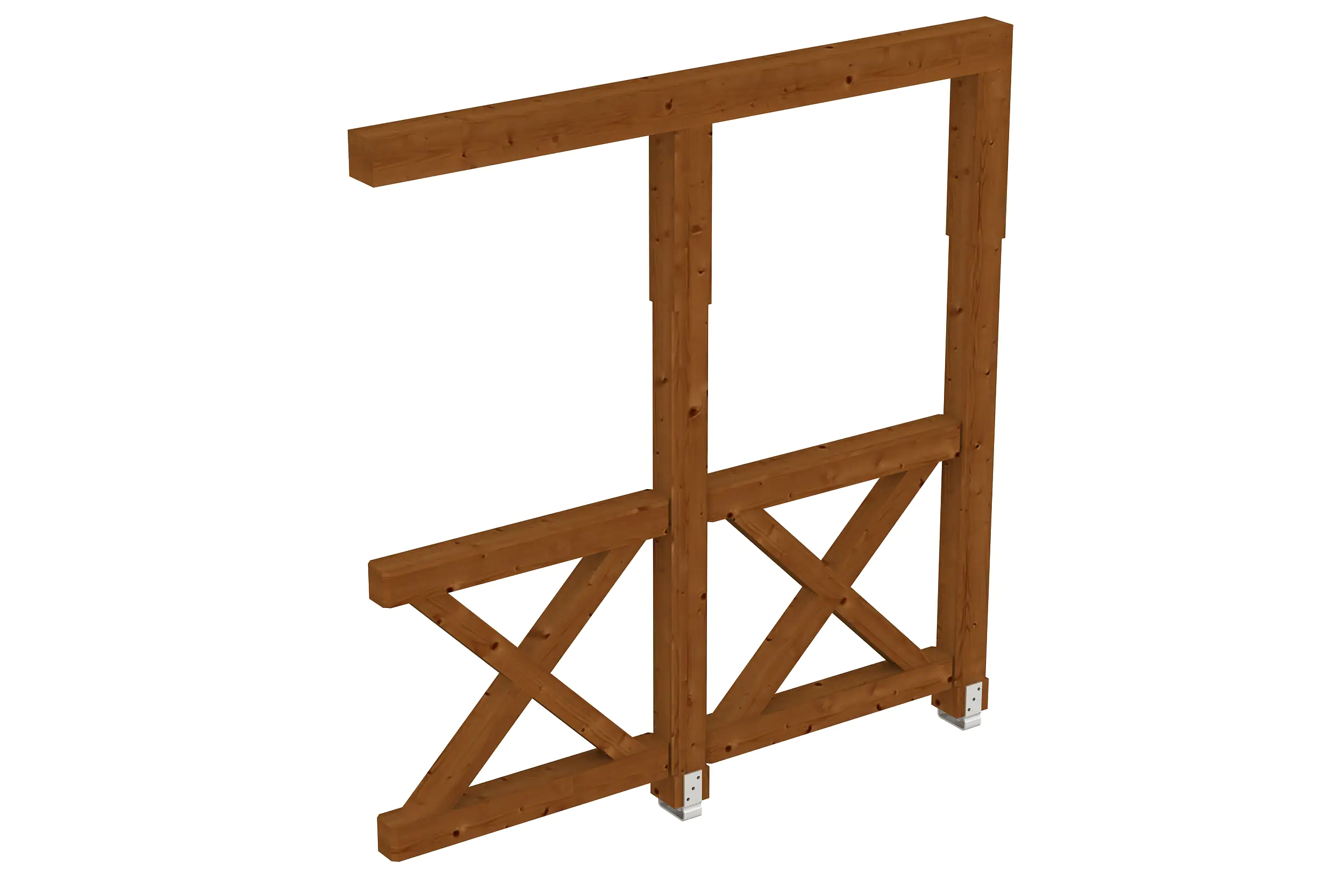 SKAN HOLZ Seitenwand Andreaskreuz 205 x 210 cm Douglasie SKAN HOLZ Seitenwand Andreaskreuz 205 x 210 cm Douglasie
