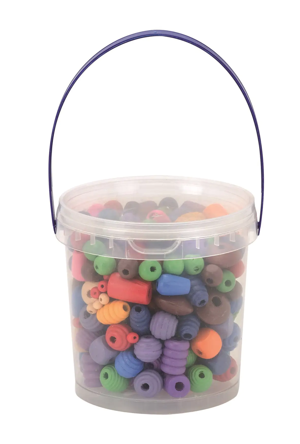 Glorex Holzperlen Formenmix 250 g, bunt