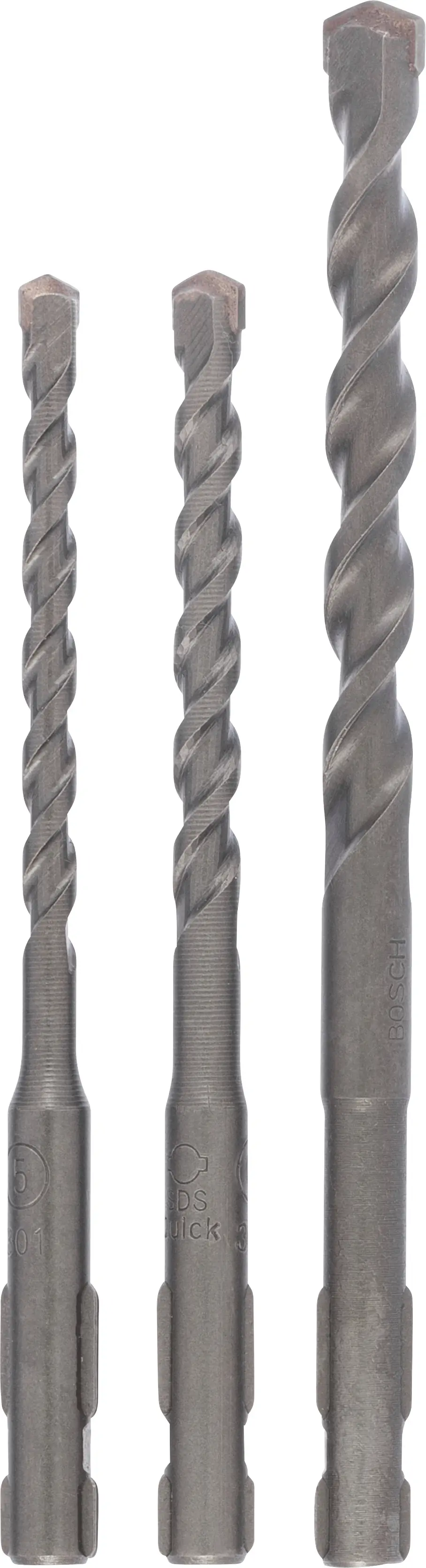 Bosch Bohrer-Set 3-teilig, Ø 5, 6, 8 mm, SDS Quick