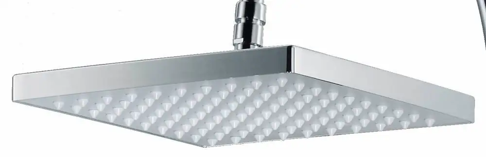 Breuer Duschsystem Aquamaxx 310 ohne Armatur, verchromt, Kopfbrause eckig