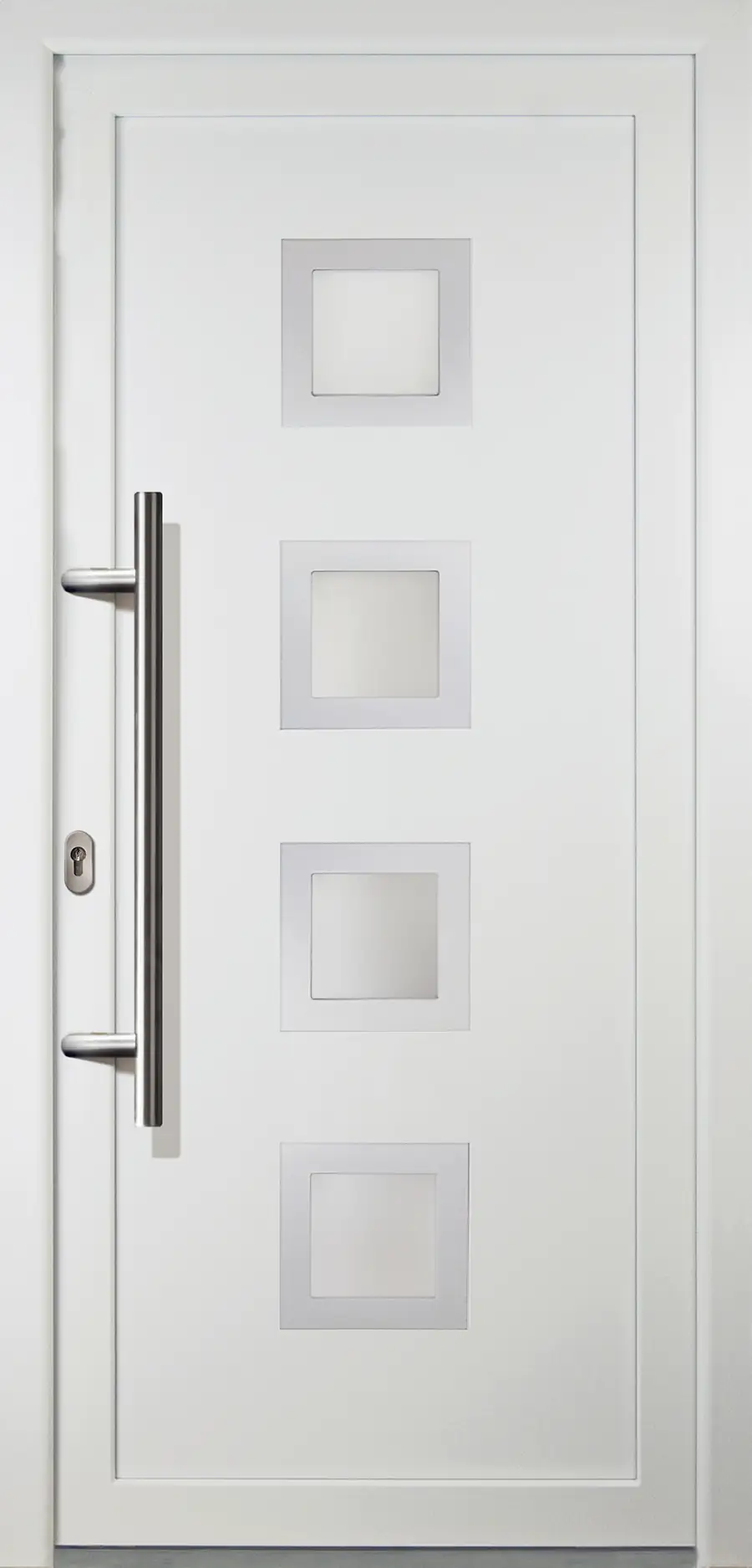 4057209980868 Meeth Haustür Signum PVC Modell 84 88 x 208 cm, DIN links, weiß