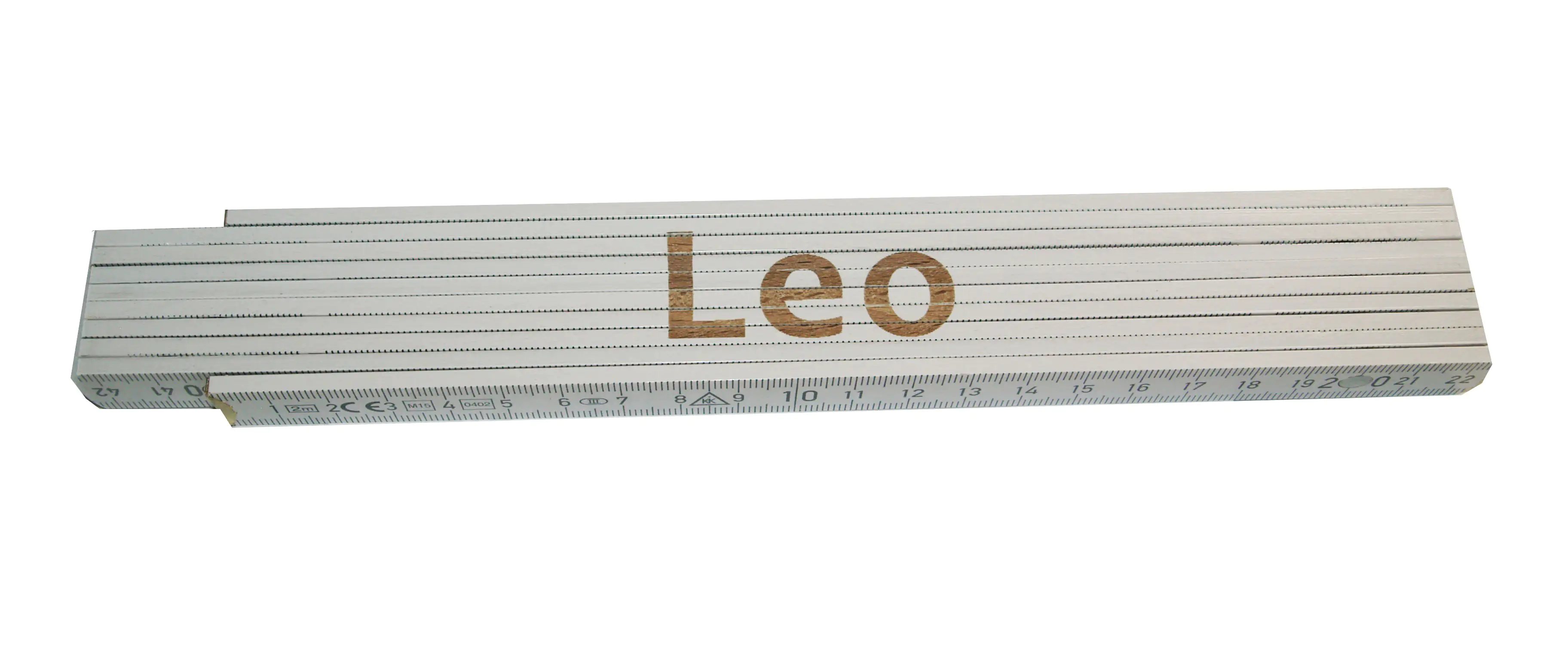 Zollstock Leo 2 m weiß