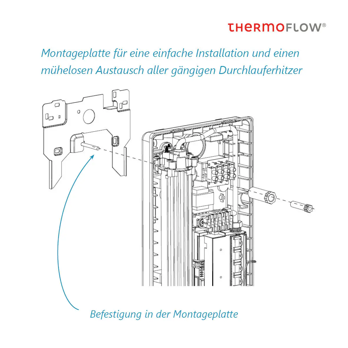 Thermoflow Durchlauferhitzer ELEX 21 kW elektronisch