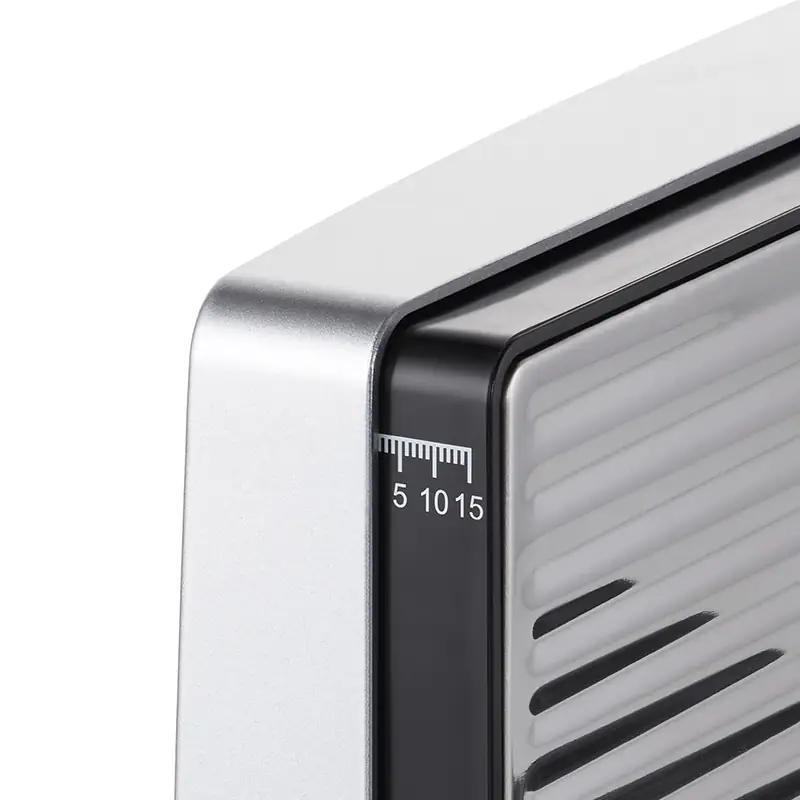 Unold Allesschneider Curve Silver 100 Watt, Wellenschliffmesser, silber