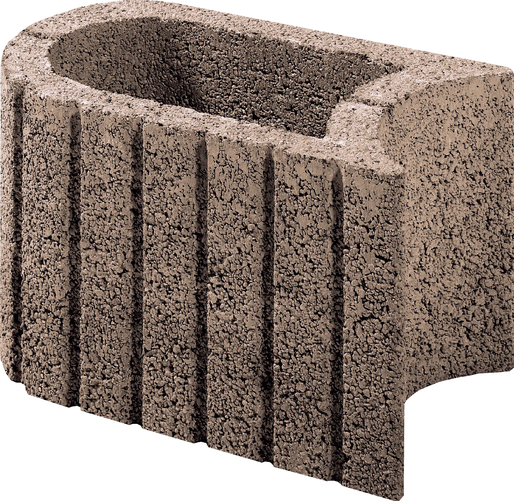 Kann Pflanzstein Mini Plus 35 x 20 x 20 cm braun Kann Pflanzstein Mini Plus 35 x 20 x 20 cm braun