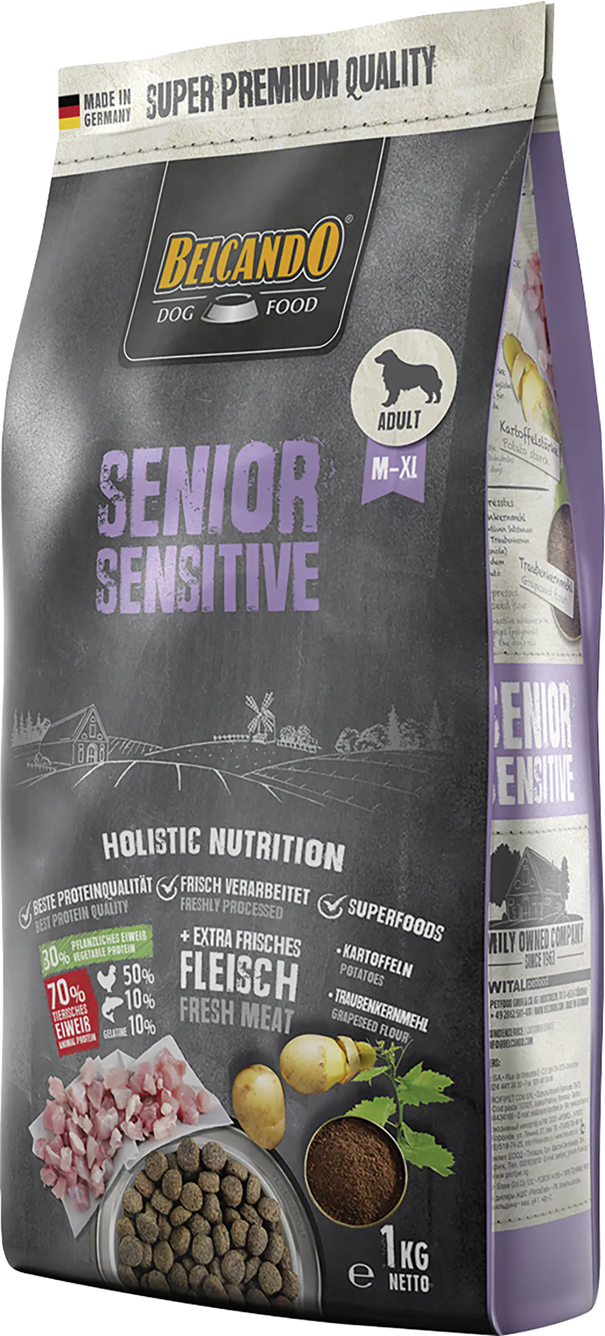 Belcando Hundetrockenfutter Senior Sensitve 1 kg Geflügel & Fisch
