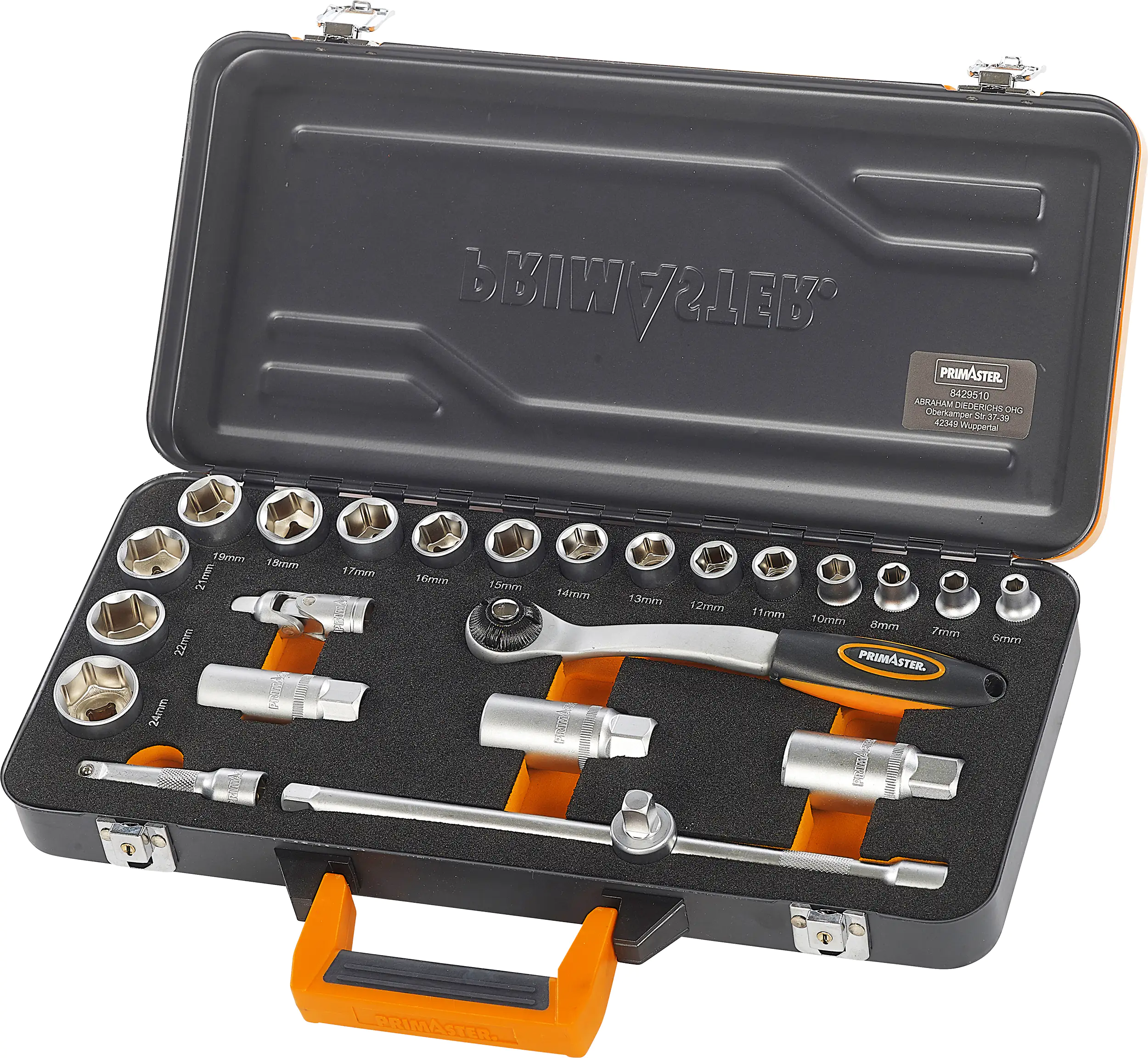 Primaster Mechaniker-Steckschlüssel-Set ST24 24-teilig 3/8"