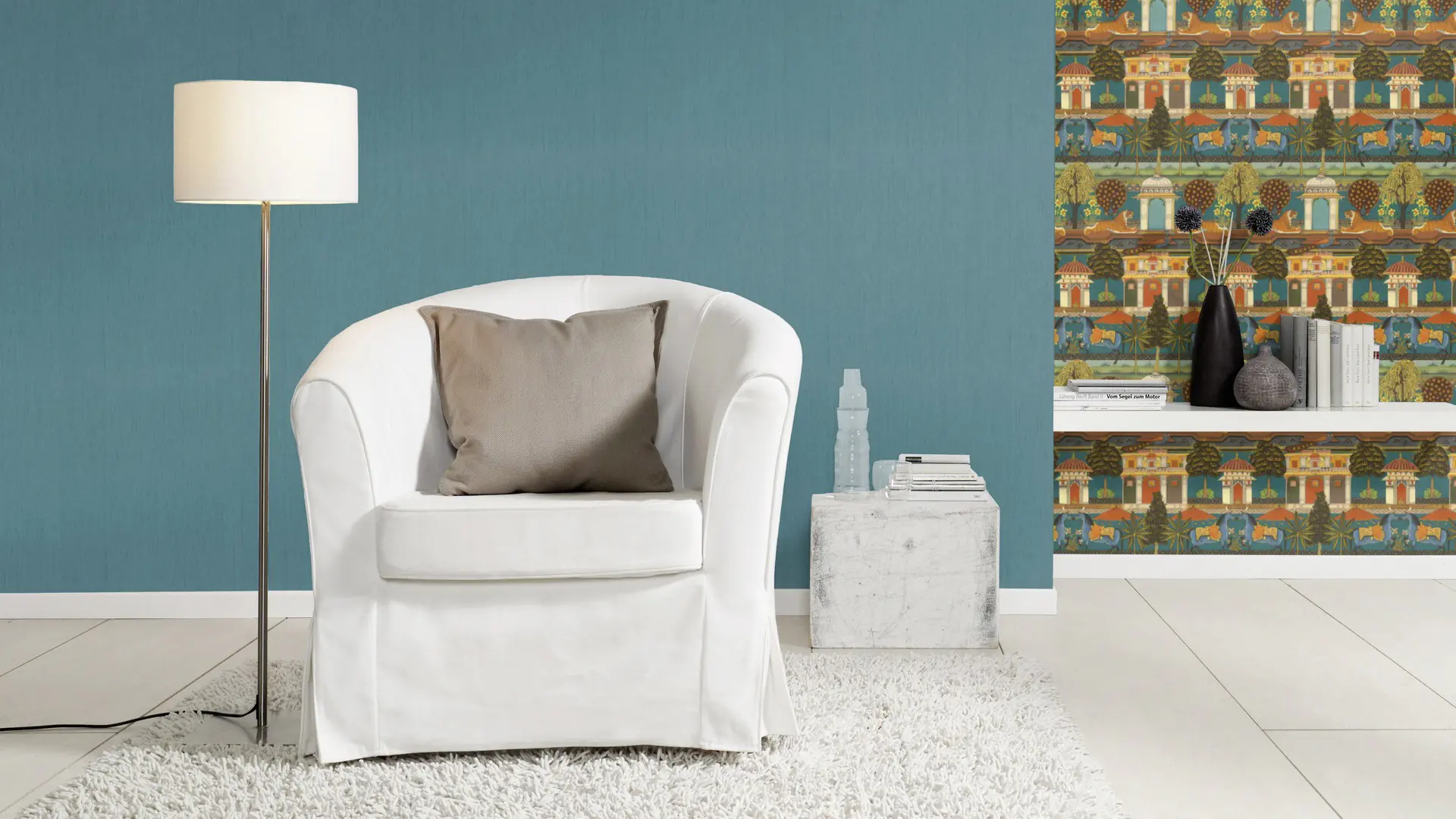 Rasch Vliestapete 746211 Grün-Hellgrün Muster & Motive 10,05 m x 0,53 m