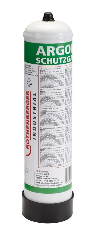 Rothenberger Argon Schutzgas Einwegflasche 930 ml