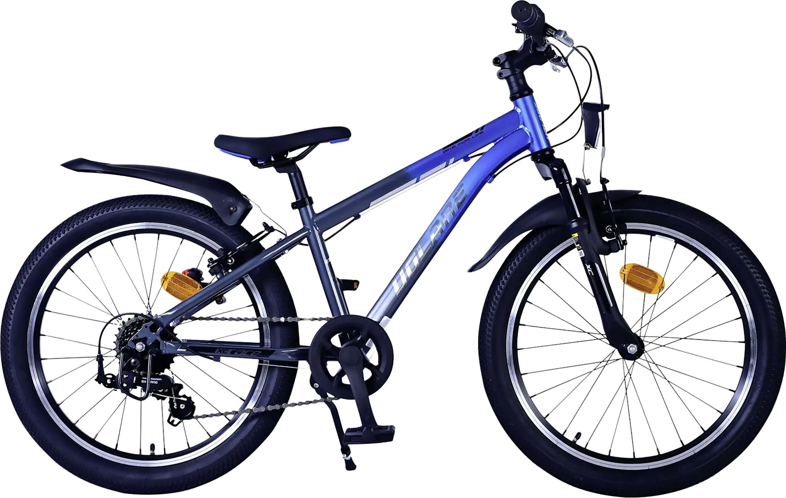 Volare Kinderfahrrad XC Race 20 Zoll 7-Gang blau/grau