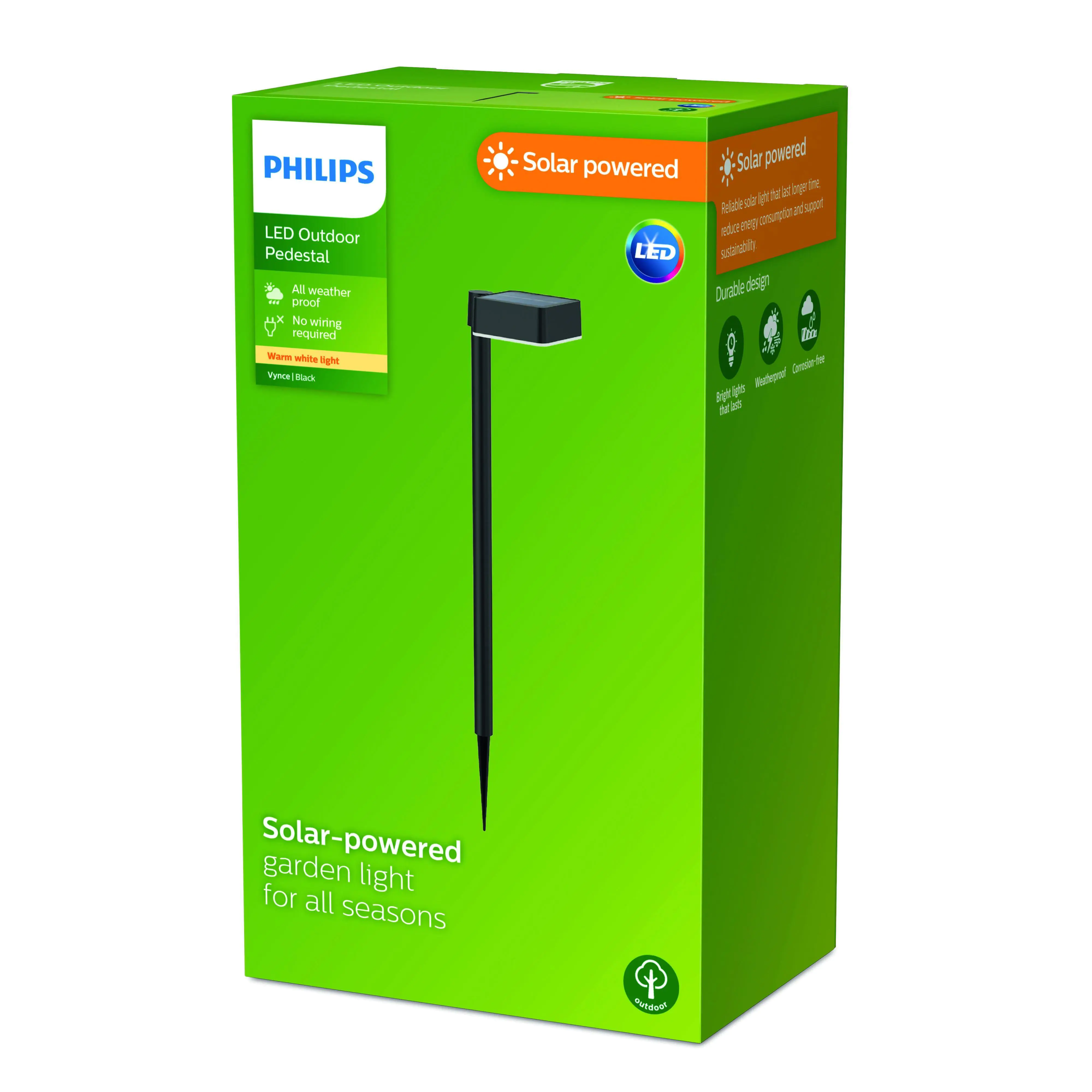 Solar Gehwegleuchte Vynce 20,6 x 11,7 x 8,2 cm schwarz Solar Gehwegleuchte Vynce 20,6 x 11,7 x 8,2 cm schwarz