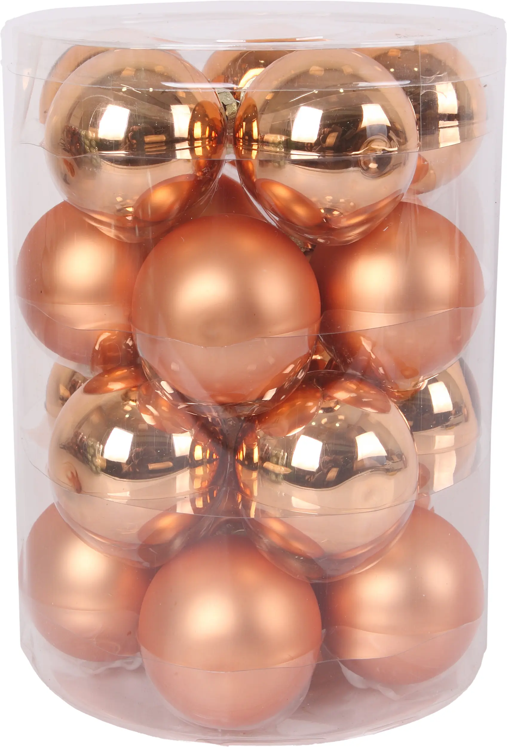 TrendLine Weihnachtskugeln aus Glas Ø 6 cm brandy-braun 20 Stück TrendLine Weihnachtskugeln aus Glas Ø 6 cm brandy-braun 20 Stück