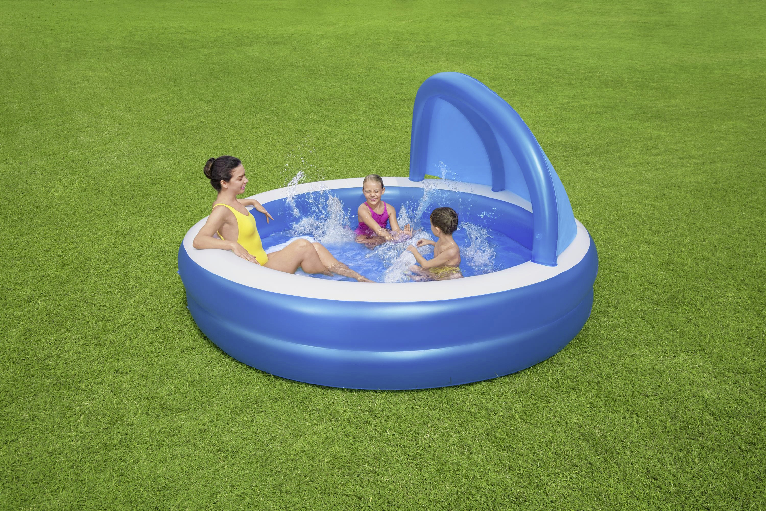 Bestway Family Pool Sonnenschutzdach Summer Days Ø 241 x 140 cm