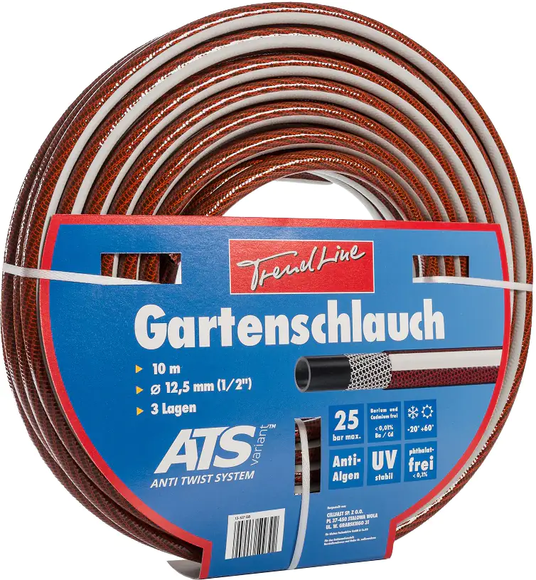 5907553509392 TrendLine Gartenschlauch 10 m Ø 12,7 mm (1/2")
