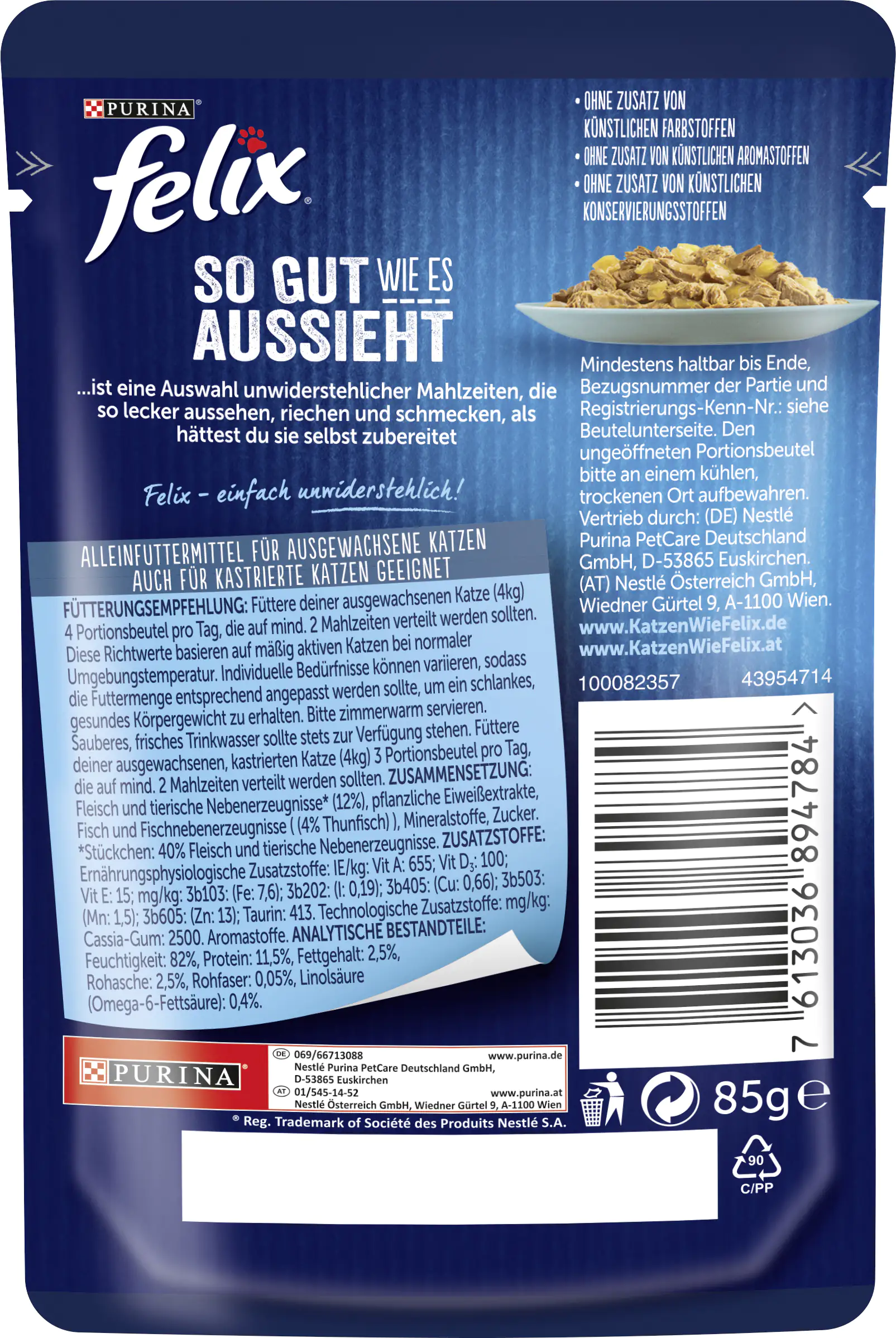 7613036894784_2800097 Felix So gut wie es aussieht in Gelee mit Thunfisch 85 g