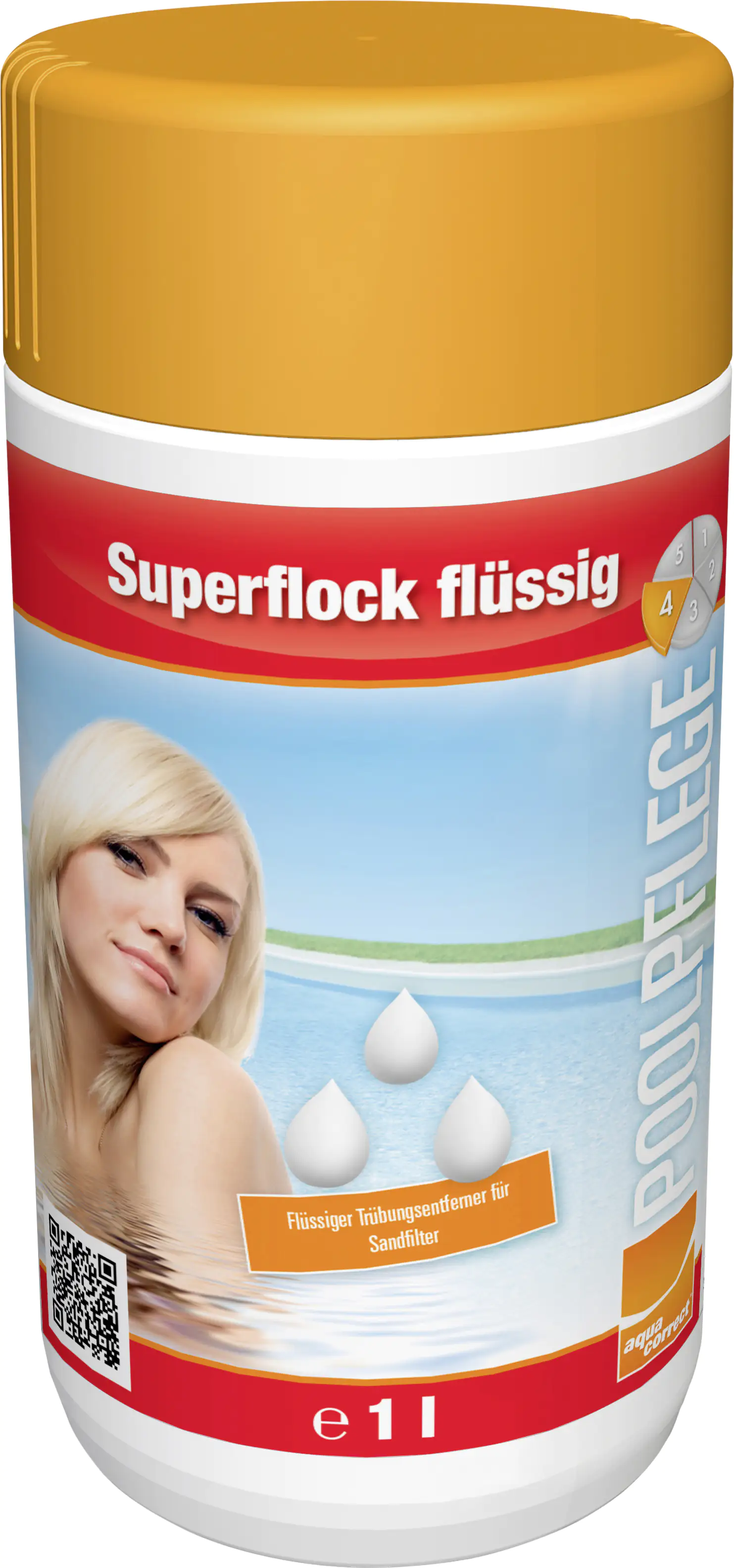 9008748543040_1569978 Steinbach Poolpflege Superflock flüssig 1 L, Flockungsmittel