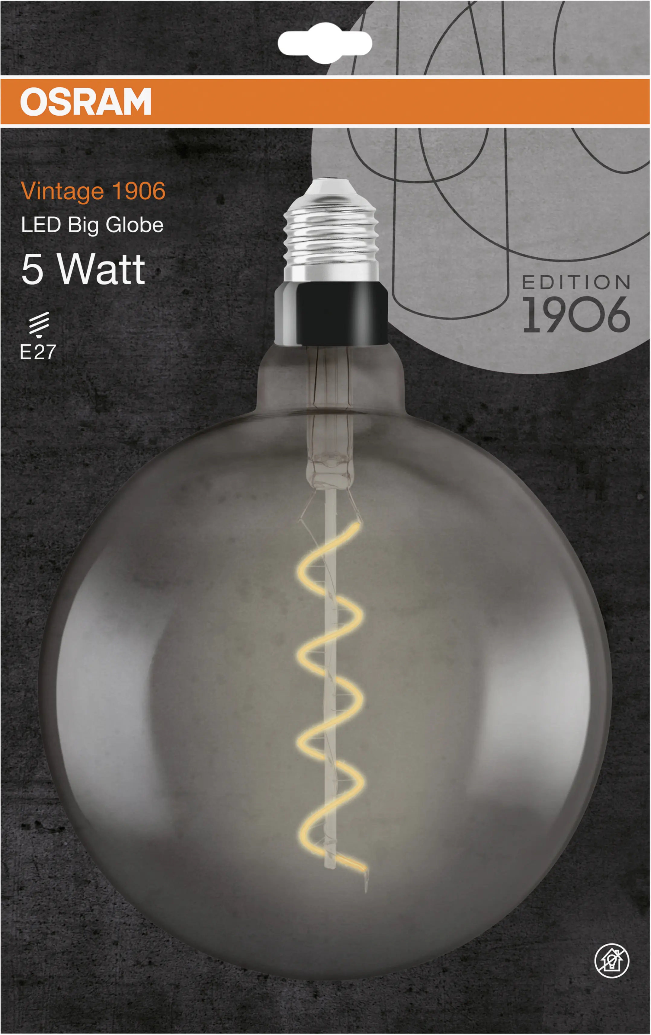 Osram LED XXL-Leuchtmittel Vintage 1906 Edison E27 4W warmweiß