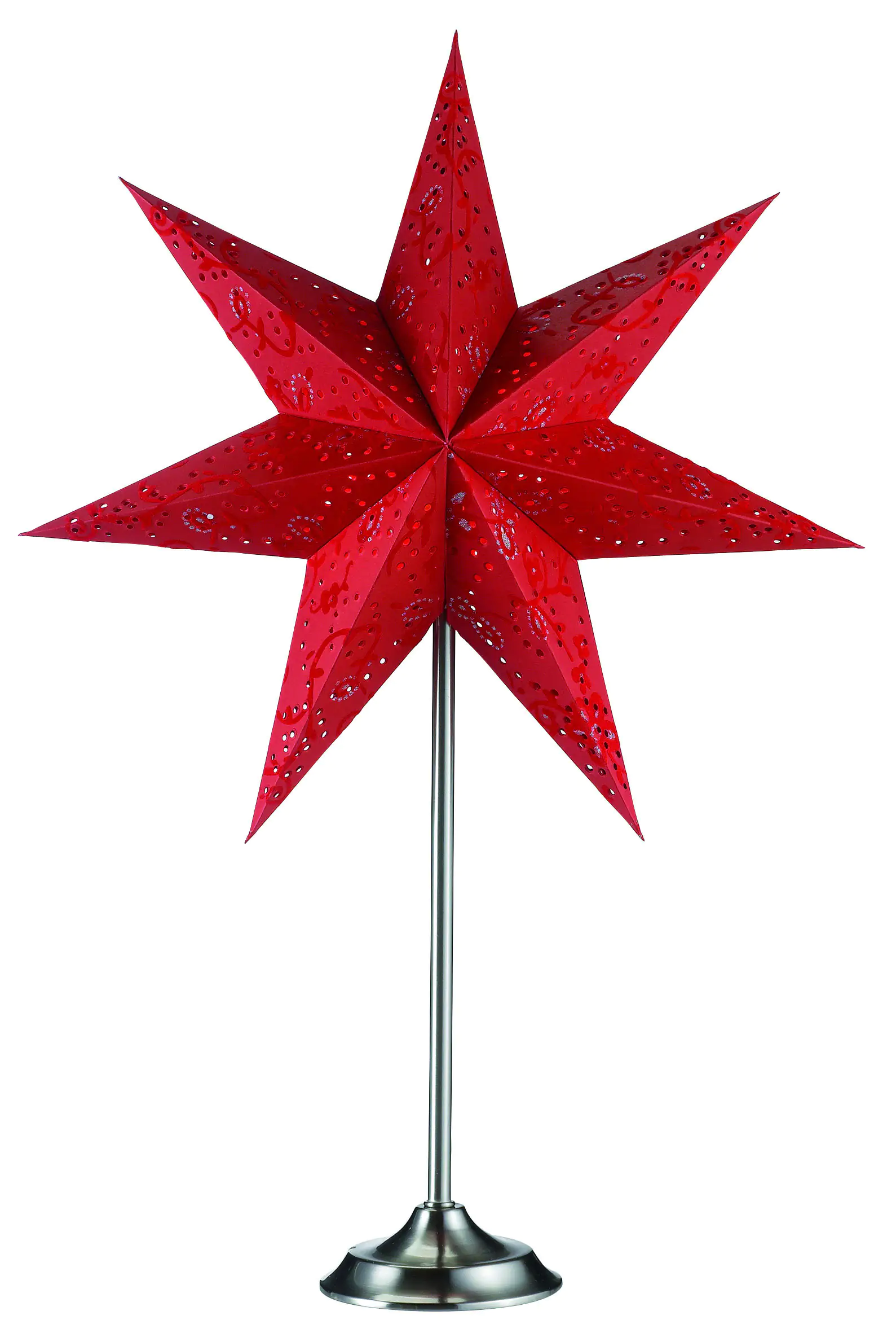 Markslöjd Papier-Standstern Aratorp rot, Ø 45 x 64 cm Markslöjd Papier-Standstern Aratorp rot, Ø 45 x 64 cm