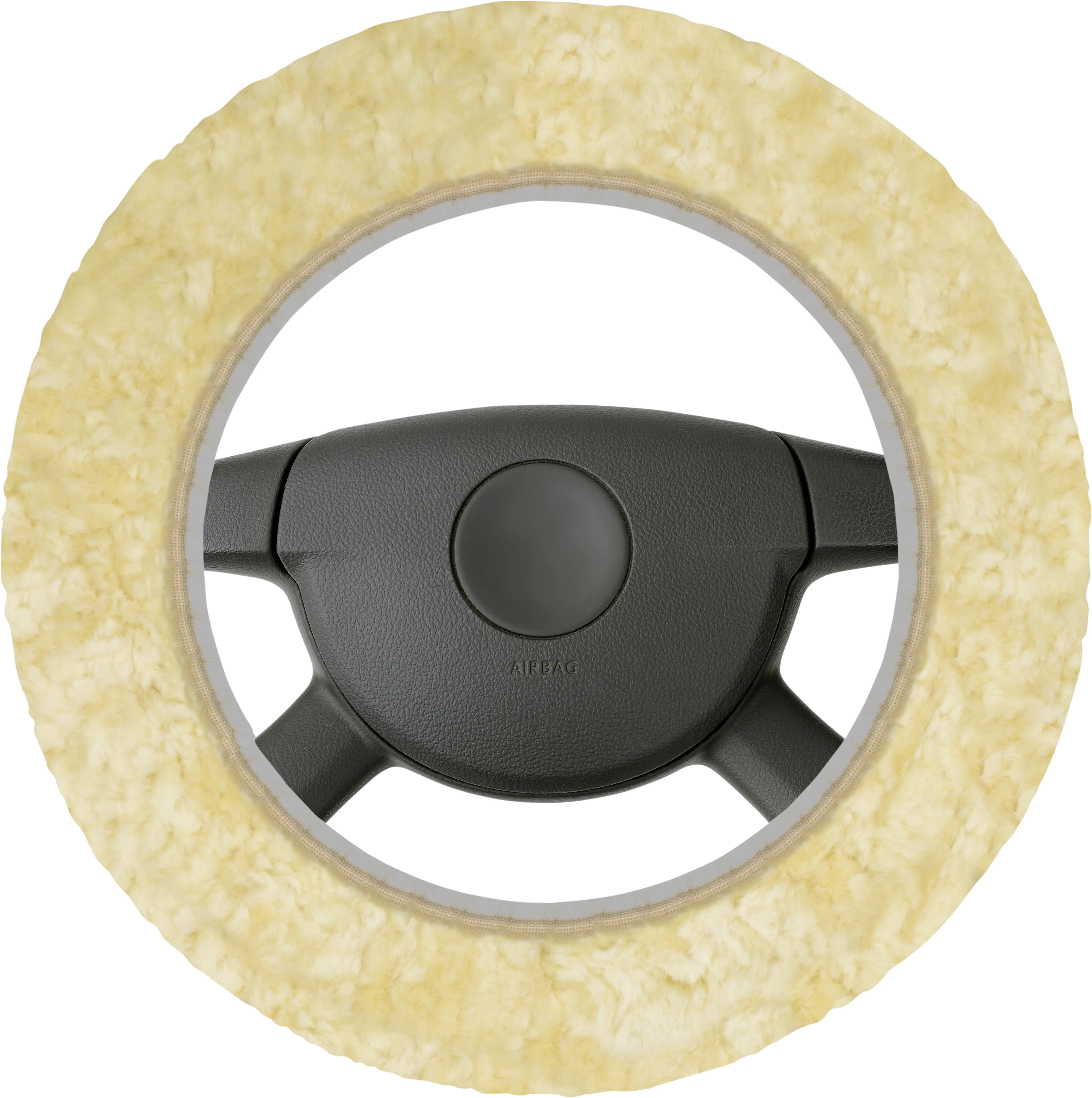 Walser Lenkradbezug Lammfell Walser Lenkradhülle Lammfell beige 1-teilig