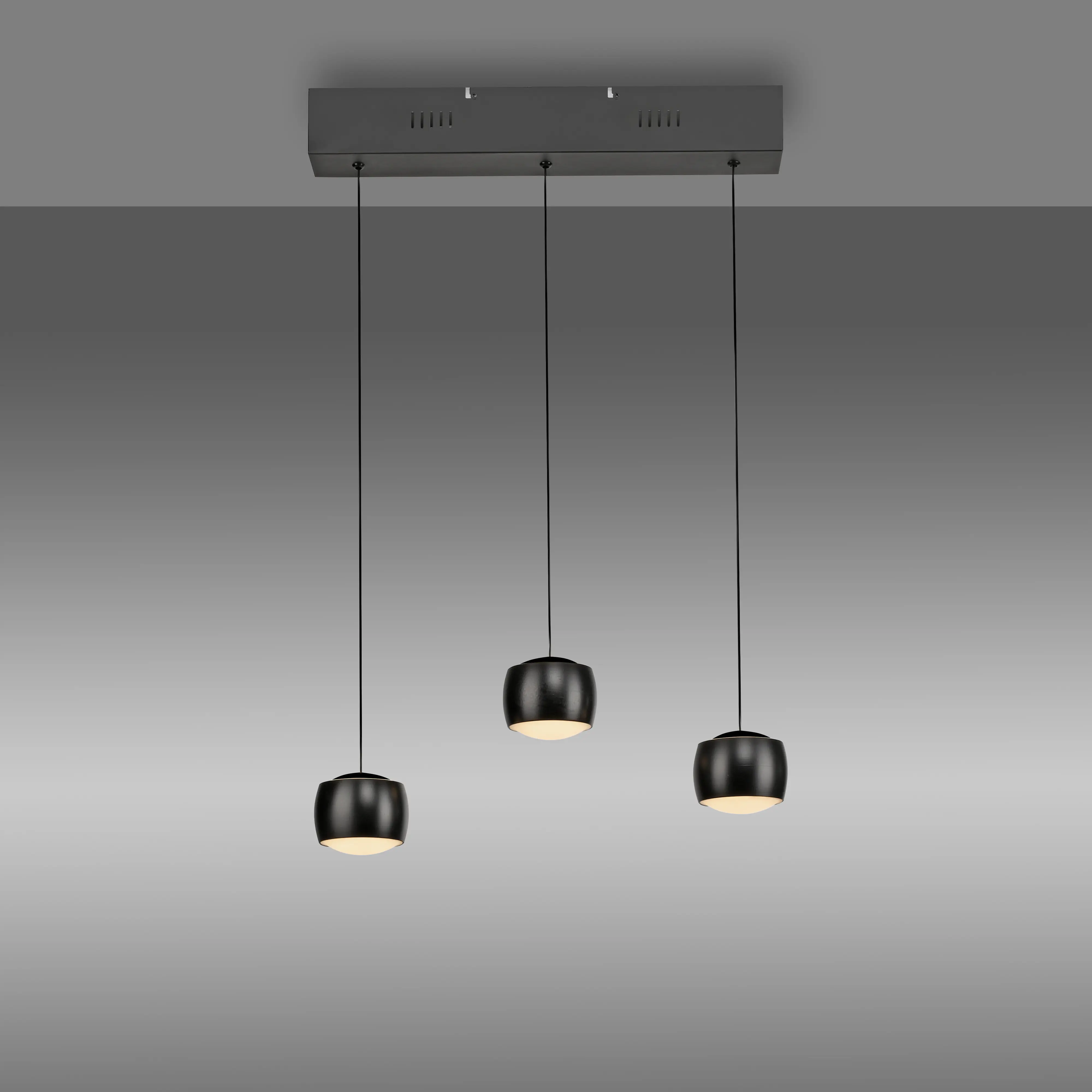 Just Light LED Pendelleuchte Ballini 3 Flammig 220 cm warmweiß