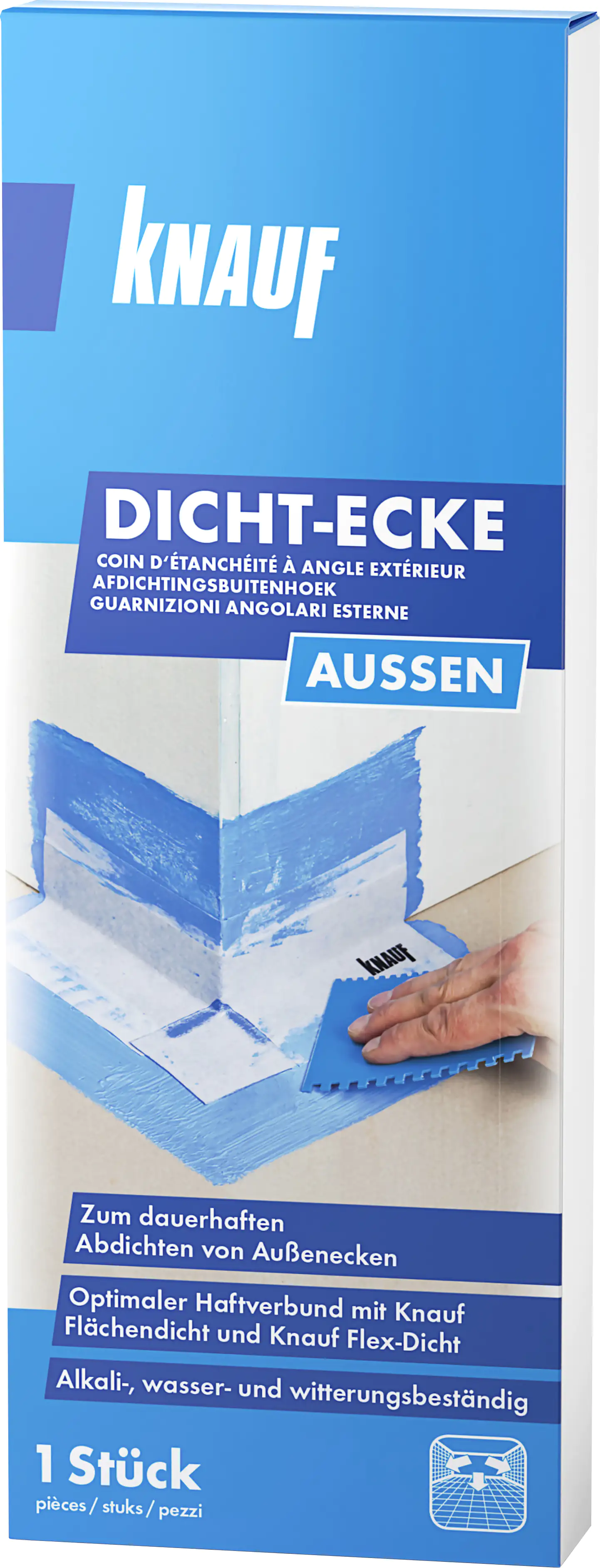 Knauf Dichtecke-Außen blau