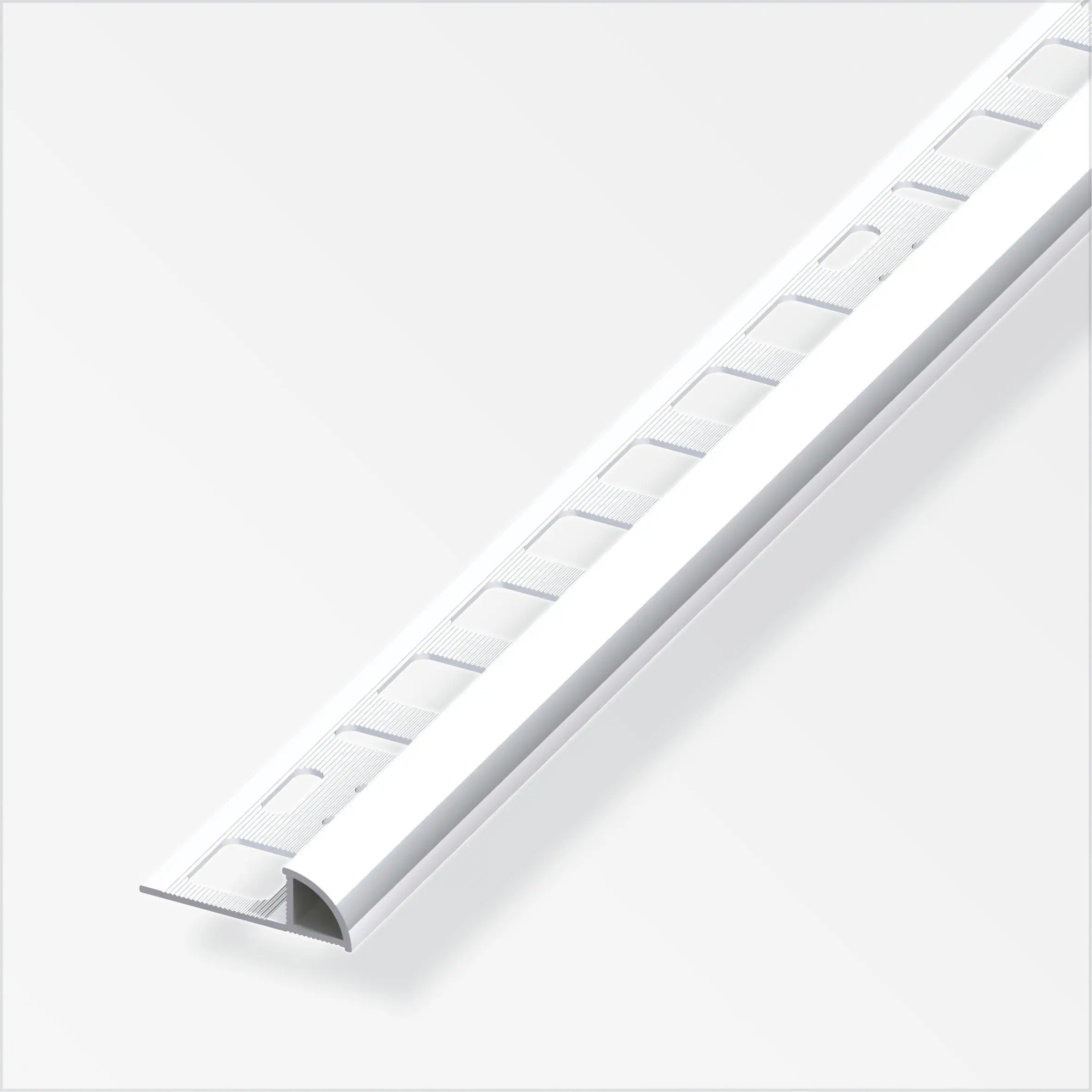 alfer Viertelkreisprofil Aluminium Chrom-Optik