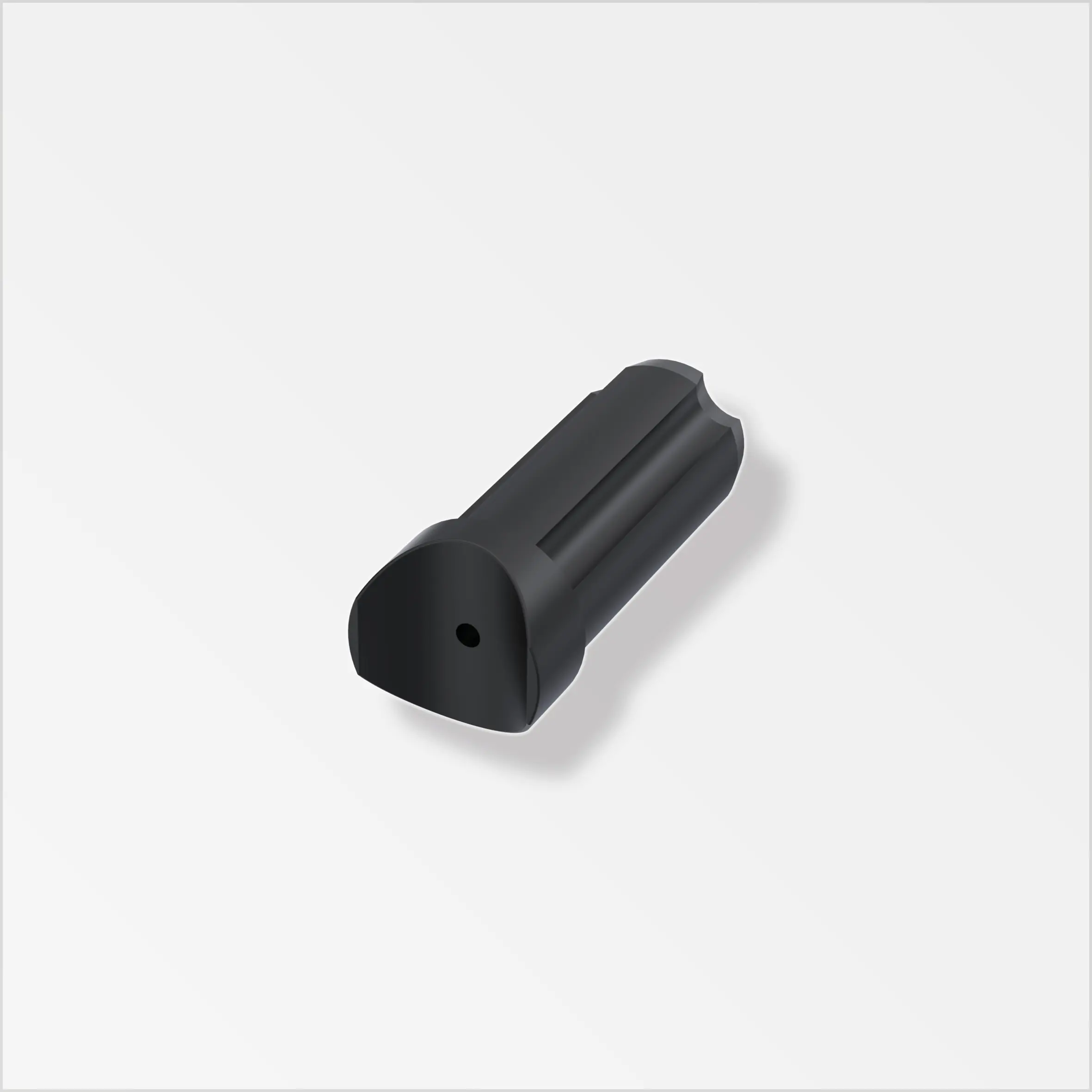 alfer Combitech connect Anschlusszapfen für Rundrohr PVC Ø 23,5 mm x 58 mm schwarz