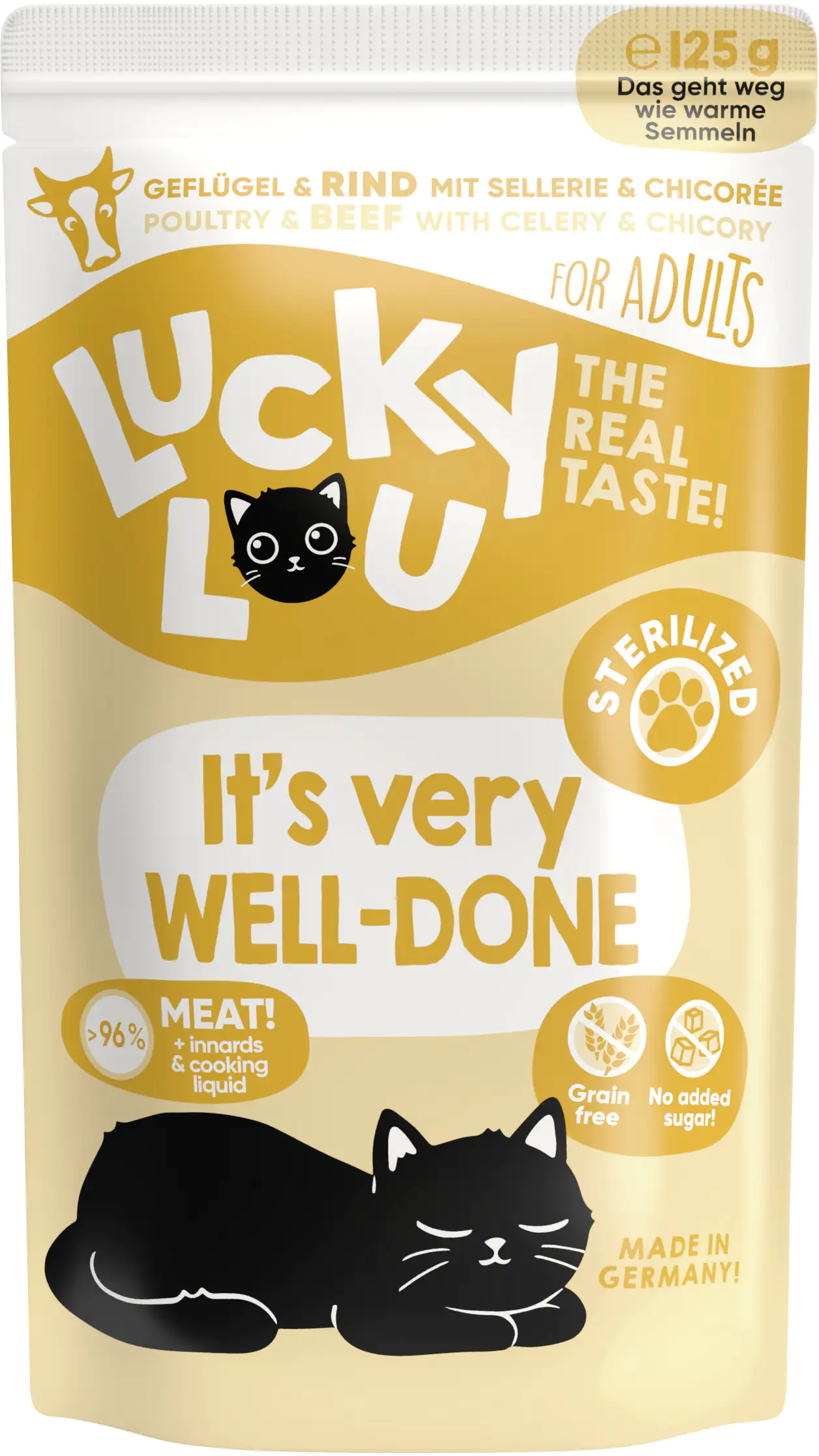 Lucky Lou Lifestage Sterilized Geflügel und Rind 125g Lucky Lou Lifestage Sterilized Geflügel und Rind 125g