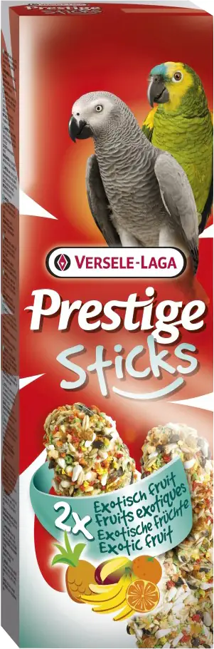 Prestige Sticks Papageien Exotische Früchte 2 Stück, 140 g