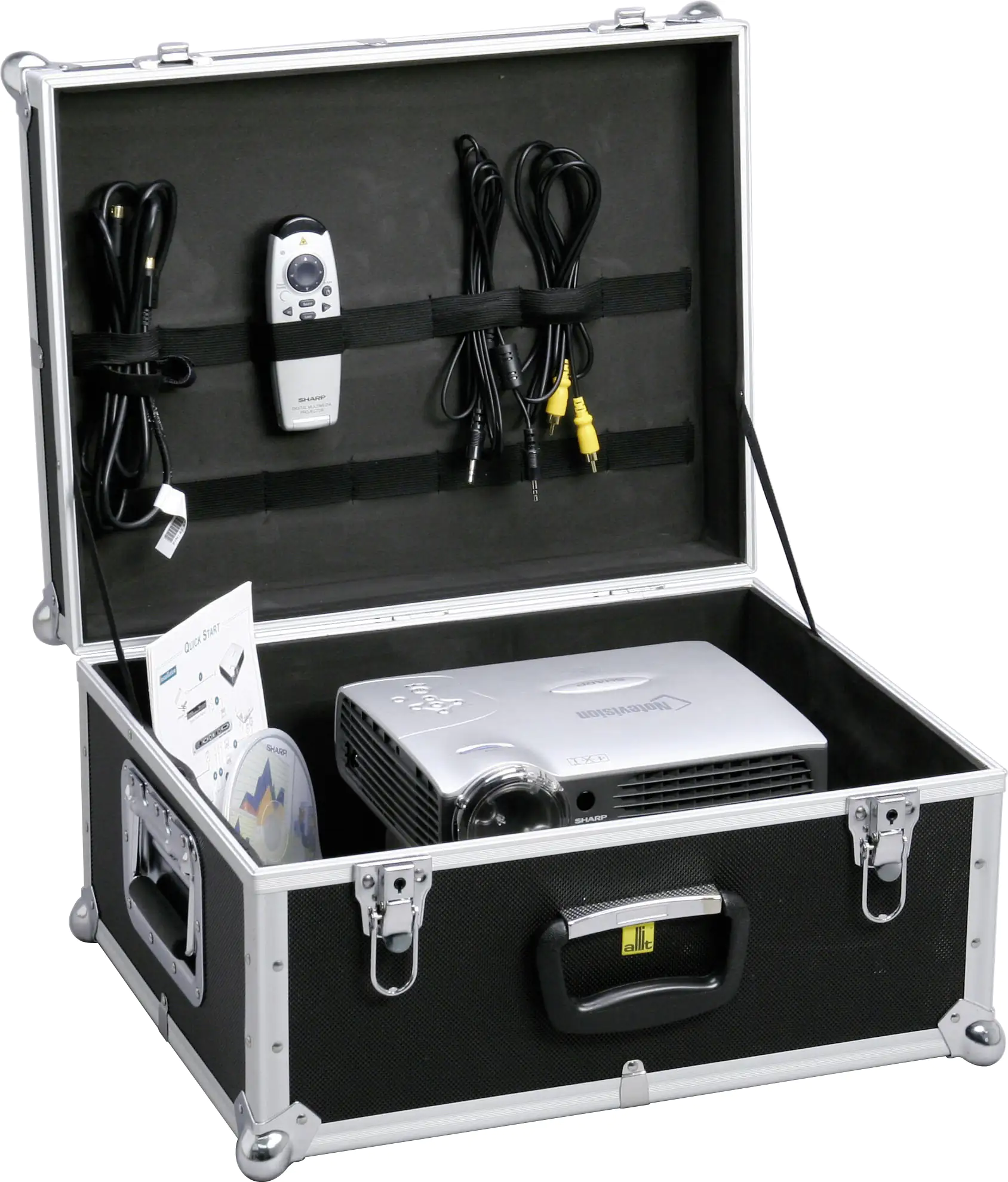 Allit Gerätekiste seitliche Griffe AluPlus ToolBox 18 schwarz ohne Inhalt Allit Gerätekiste seitliche Griffe AluPlus ToolBox 18 schwarz ohne Inhalt