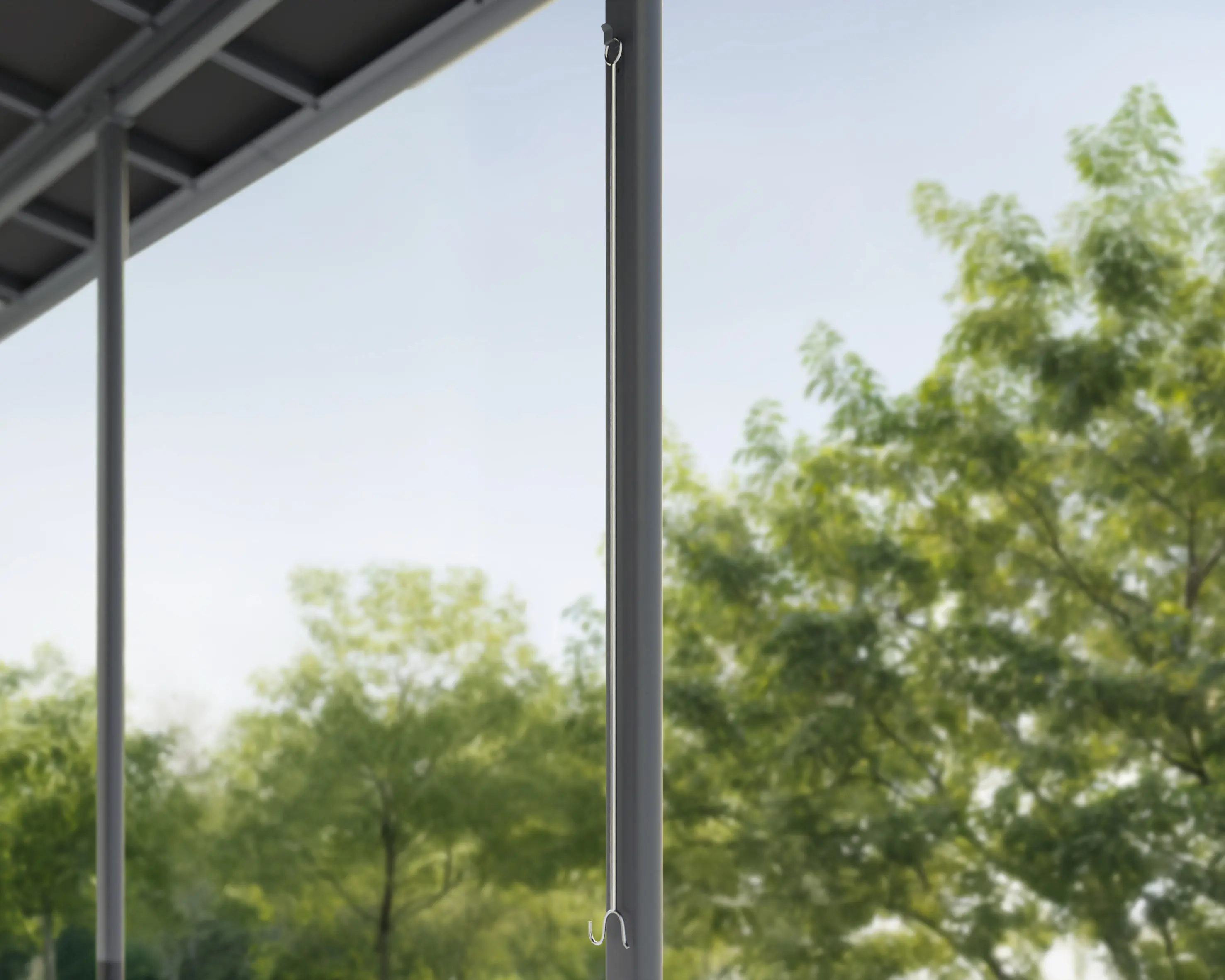 Canopia Terrassenüberdachung Sierra Cabrio 619 x 295 cm grau 