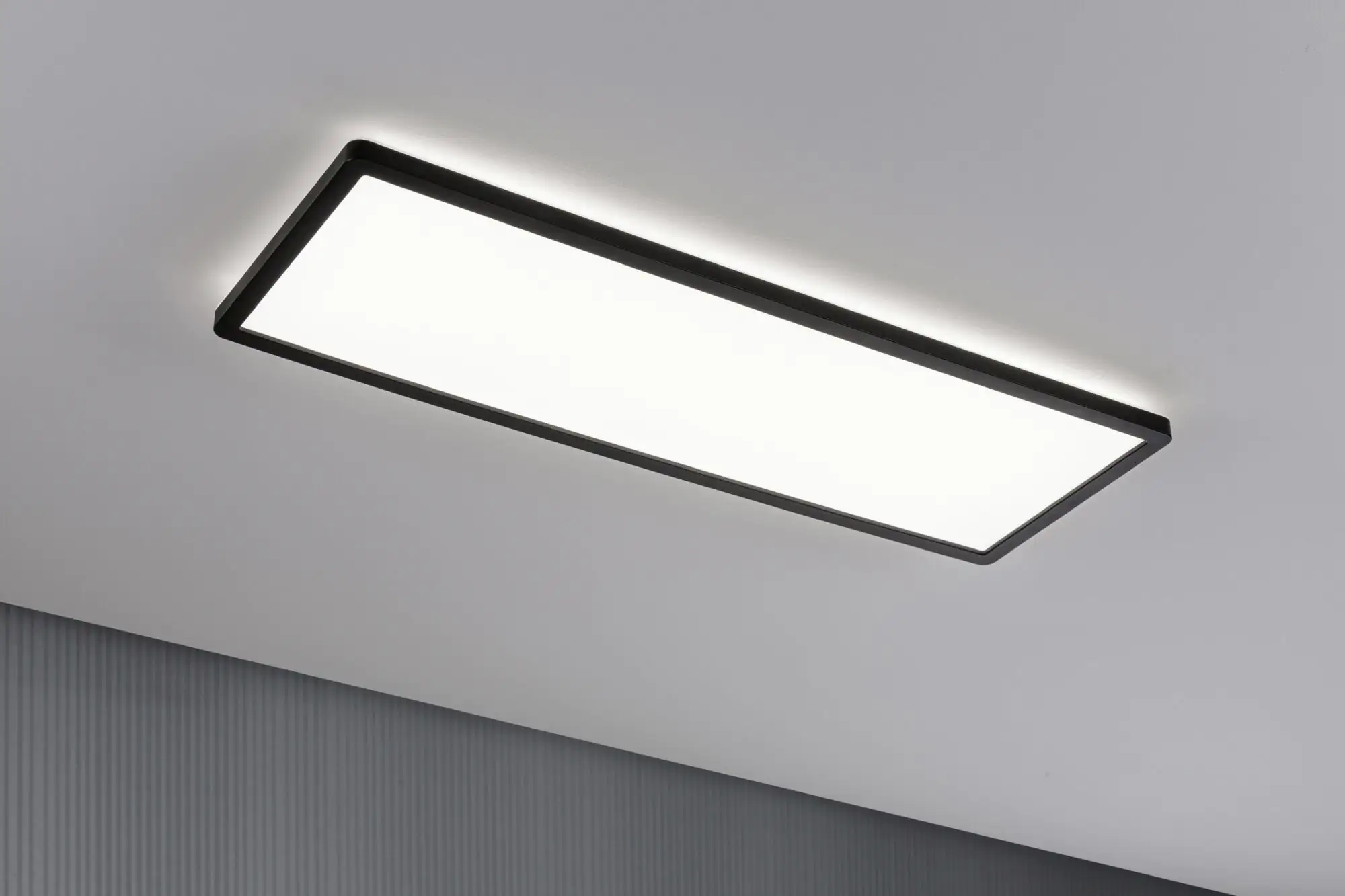 Paulmann LED Panel Atria Shine schwarz 58 x 20 cm neutralweiß dimmbar