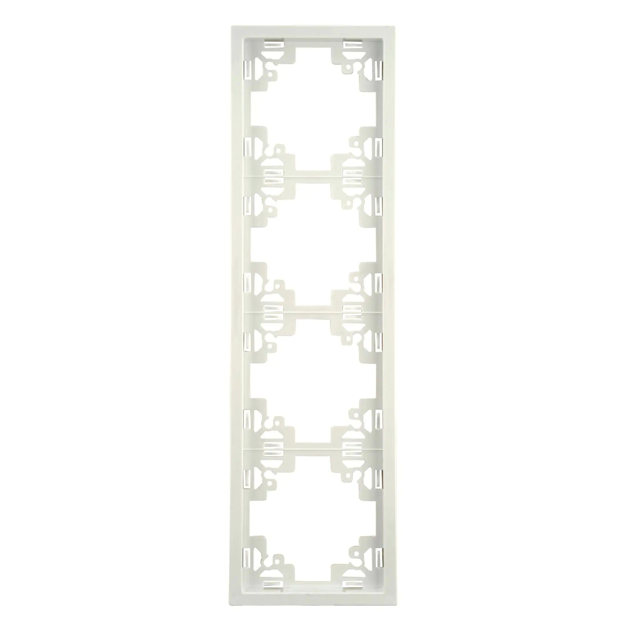 Unitec Abdeckrahmen 4-fach ultraweiß, Serie Sao Paulo