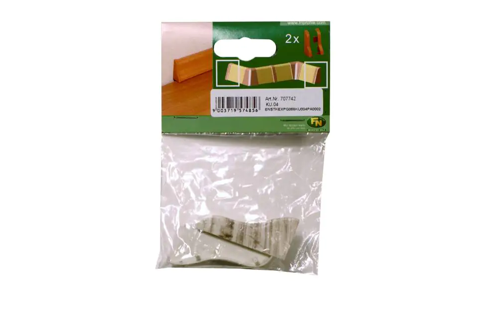 Endstück für Kunststoffleiste ku.04 perlgrau