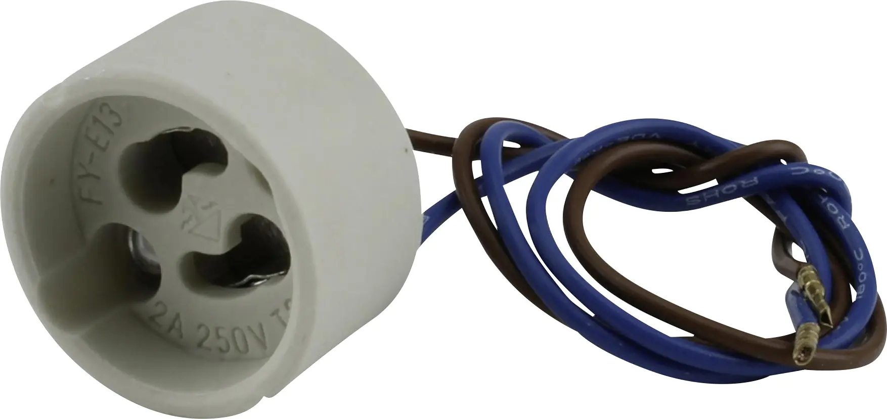 Hochvolt-Halogen-Fassung GU 10 Hochvolt-Halogen-Fassung GU 10