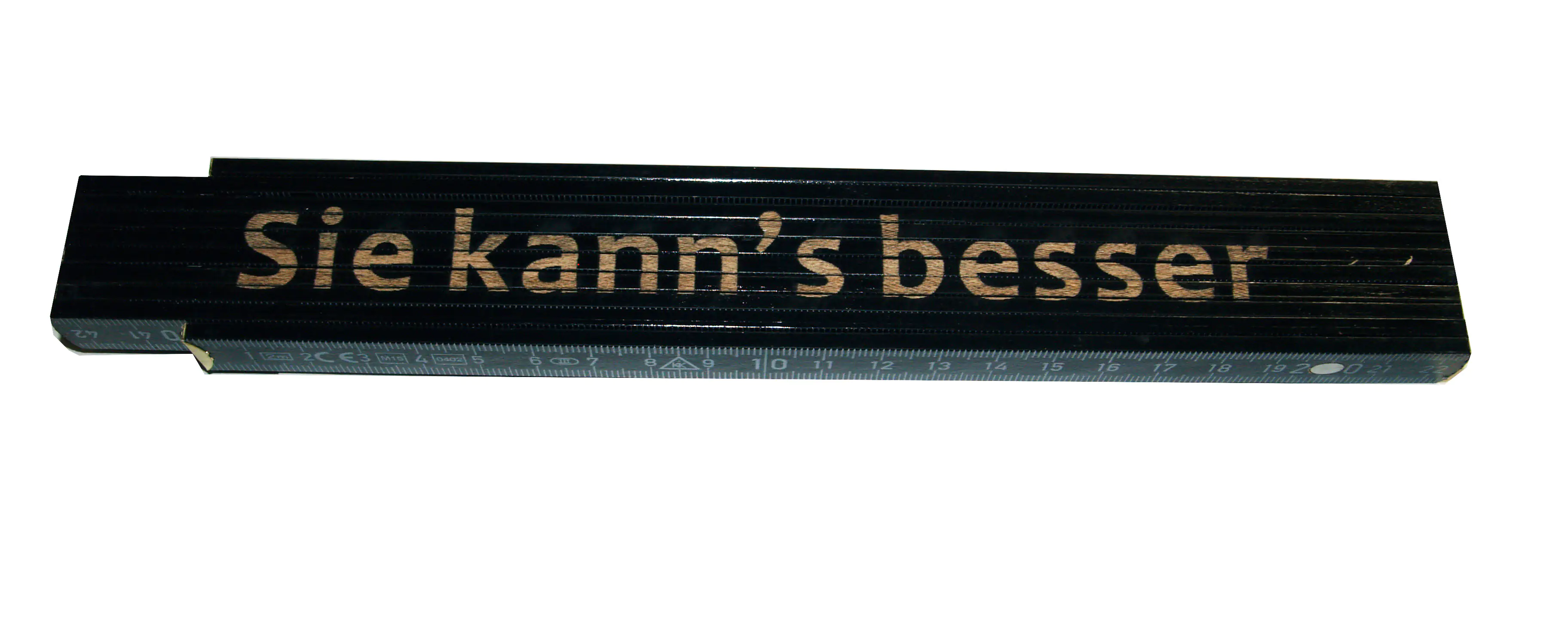 Zollstock Sie kann's besser 2 m schwarz