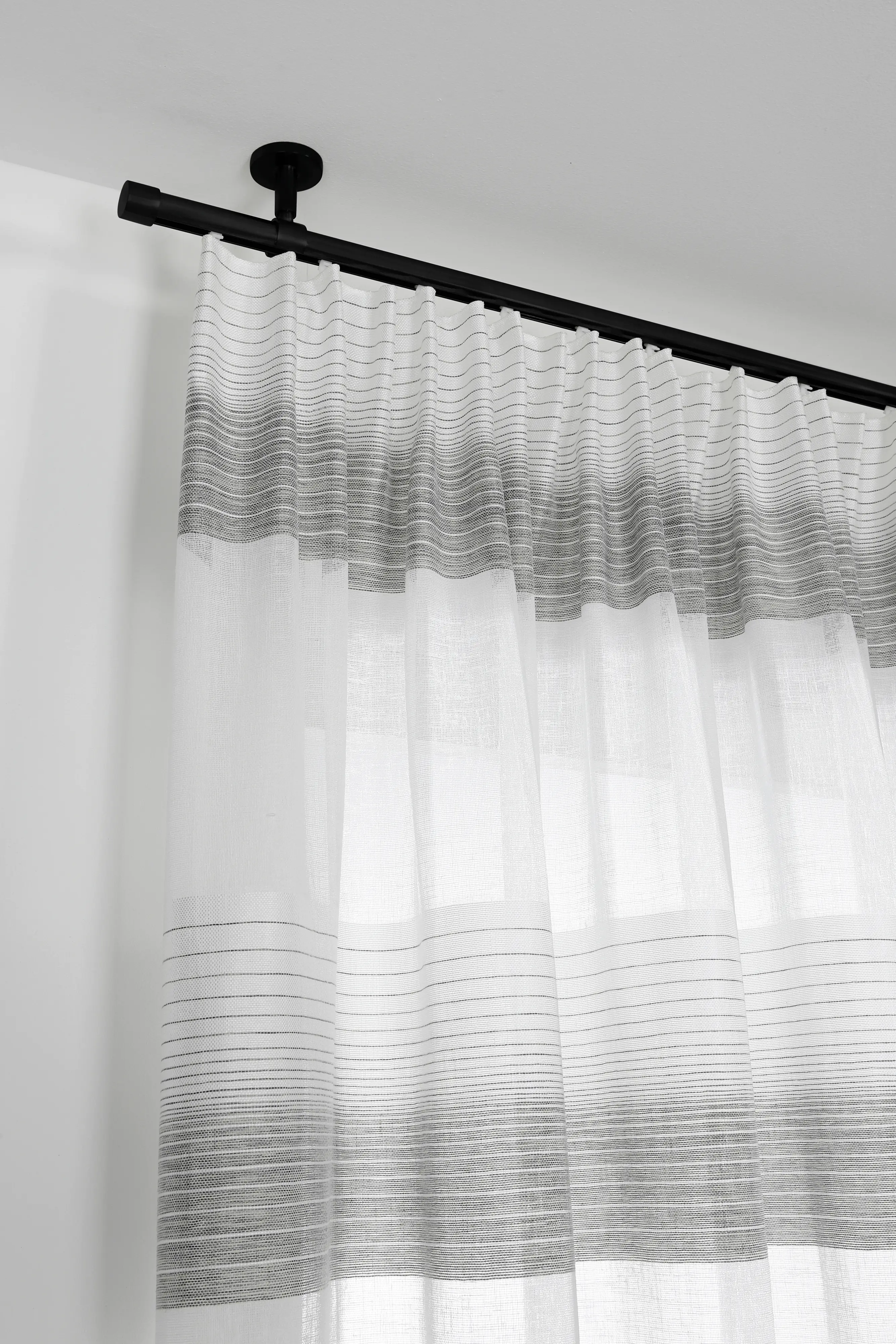 Gardinia Endstück für Gardinenstange Chicago Kappe für Ø 20 mm schwarz-matt